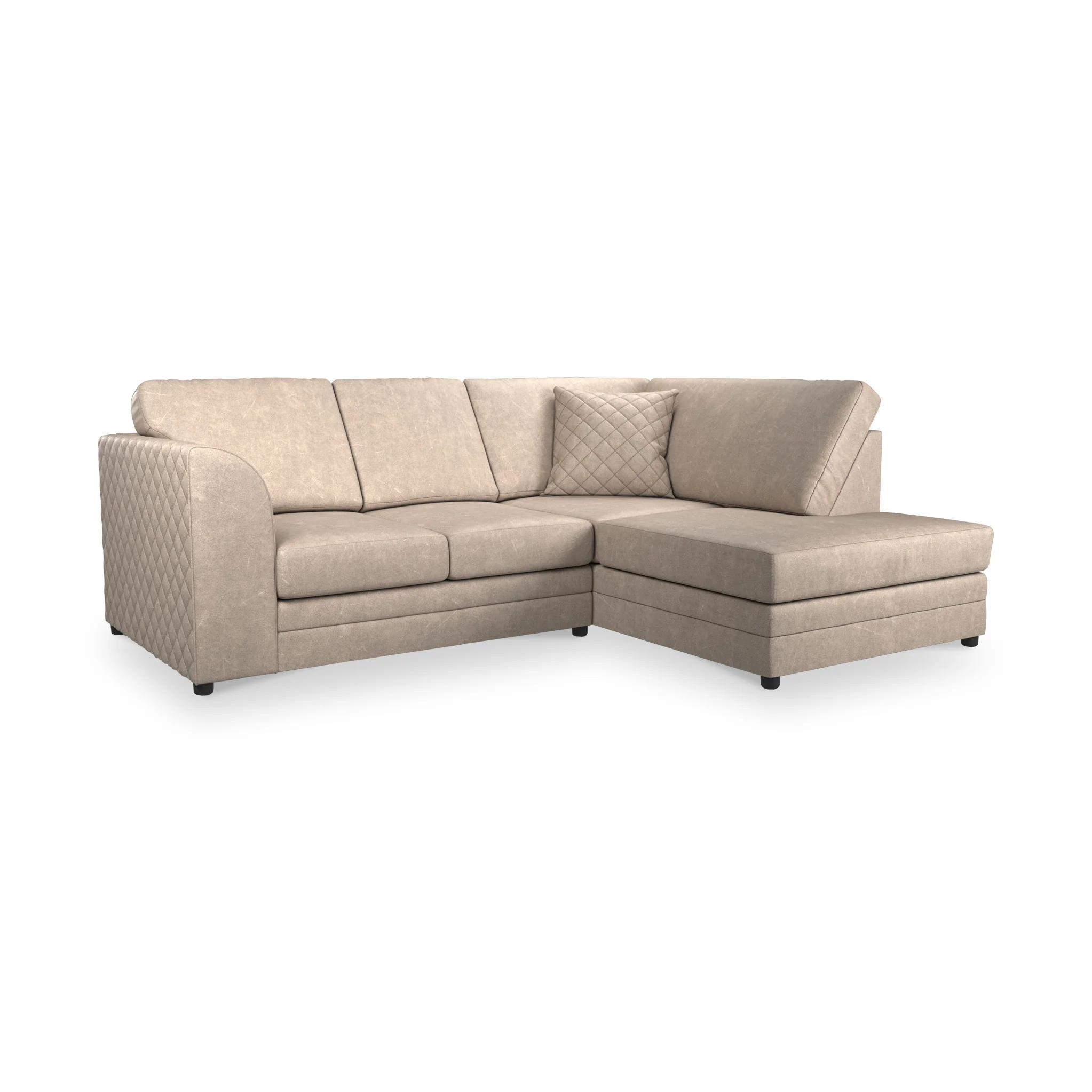 Colby Faux Leather Corner Sofa - Image 32