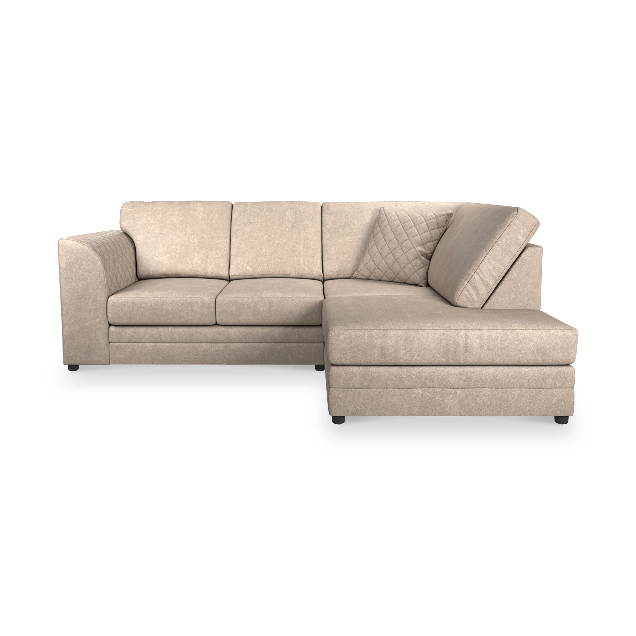 Colby Faux Leather Corner Sofa - Image 34