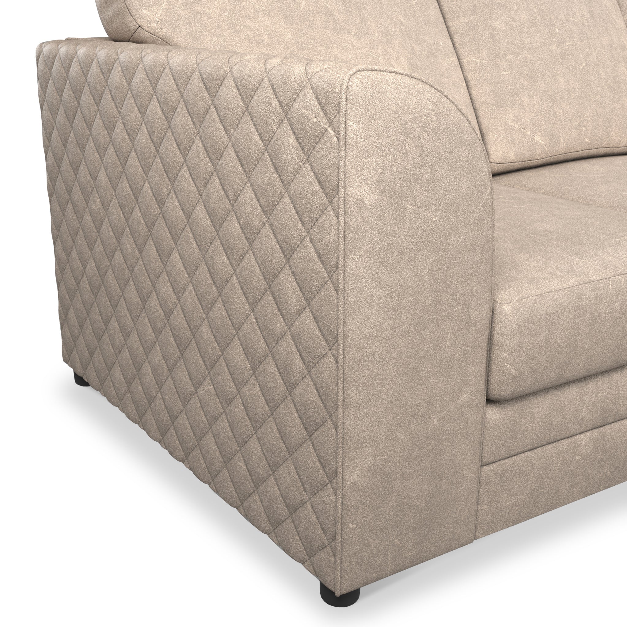 Colby Faux Leather Corner Sofa - Image 38