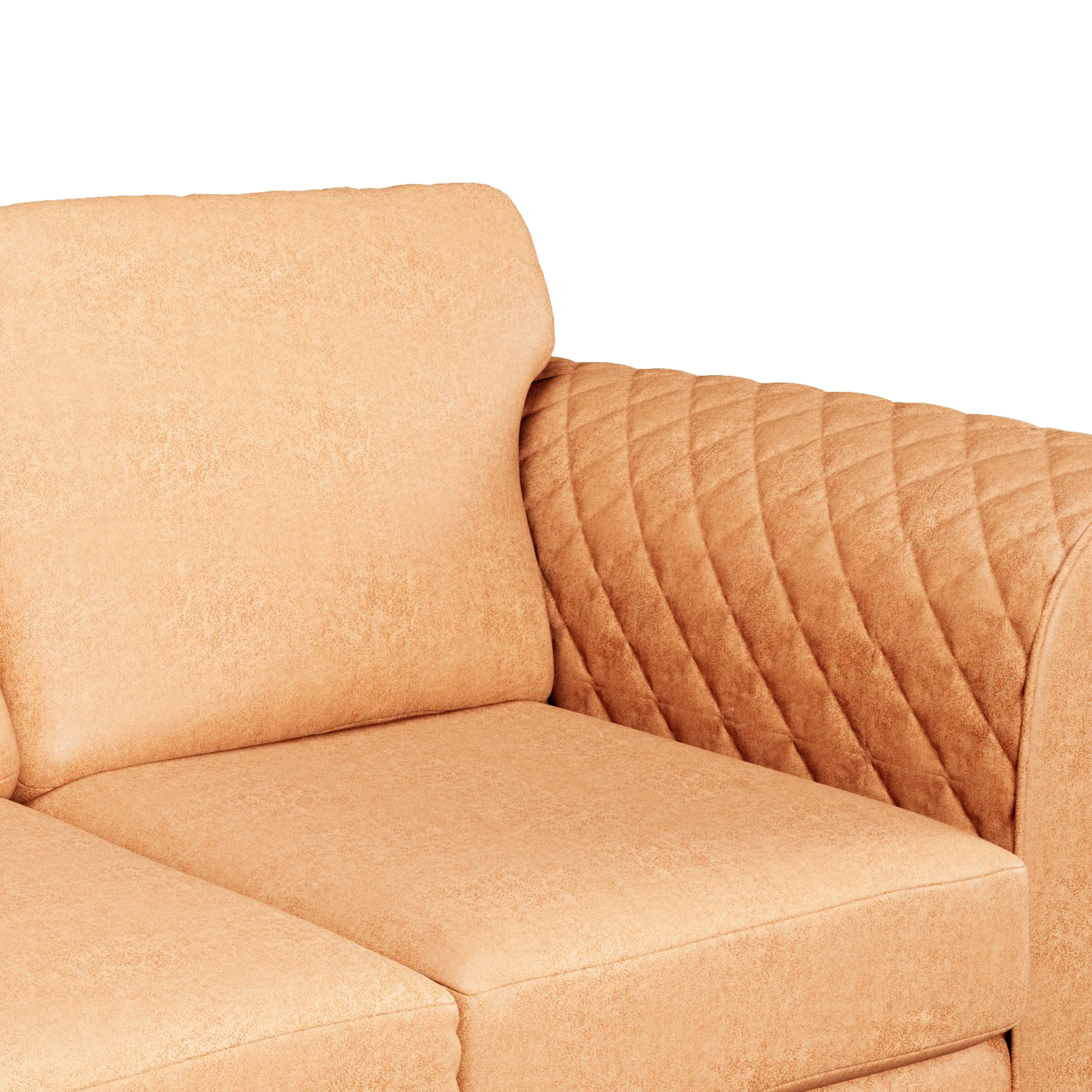Colby Faux Leather Corner Sofa - Image 49