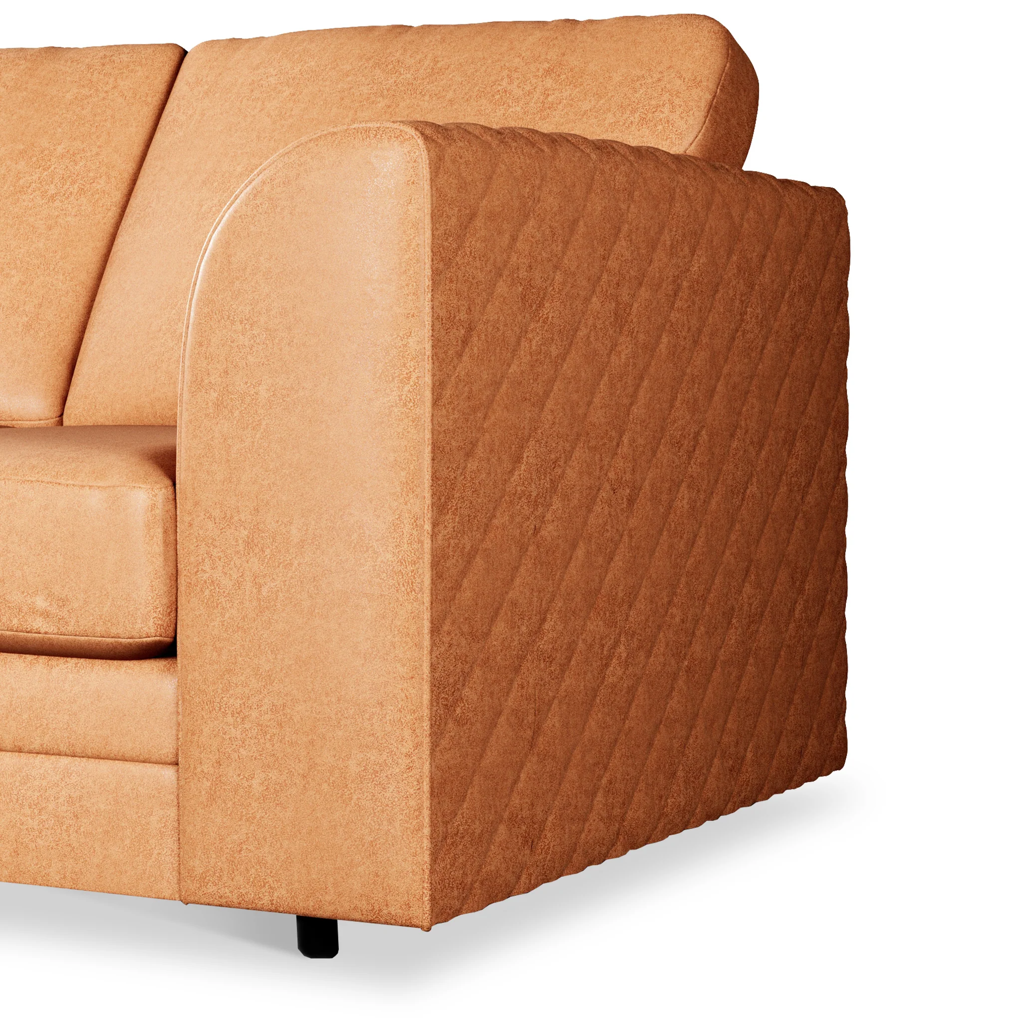 Colby Faux Leather Corner Sofa - Image 53