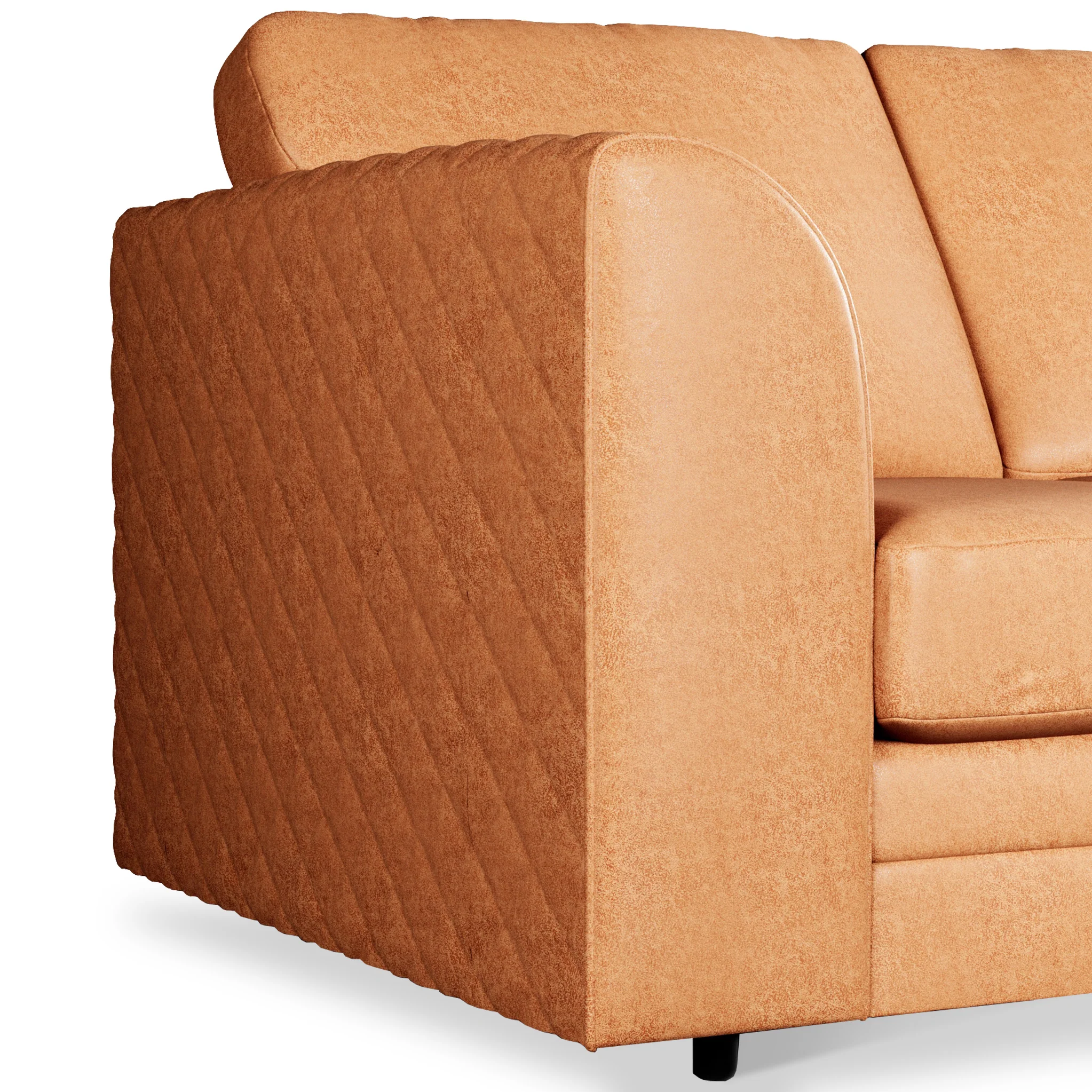 Colby Faux Leather Corner Sofa - Image 56