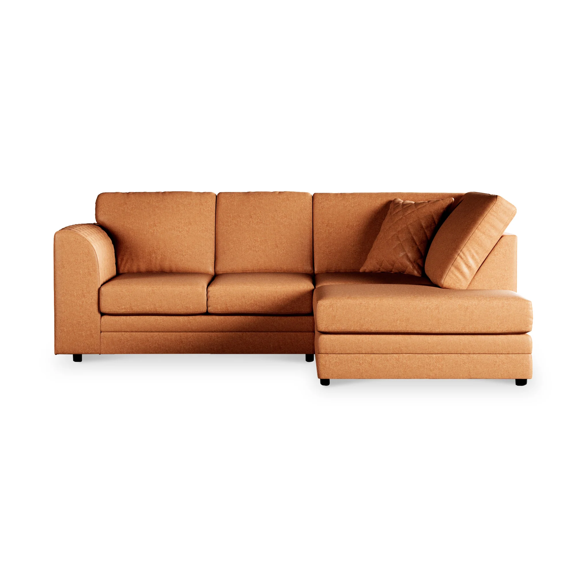 Colby Faux Leather Corner Sofa - Image 57