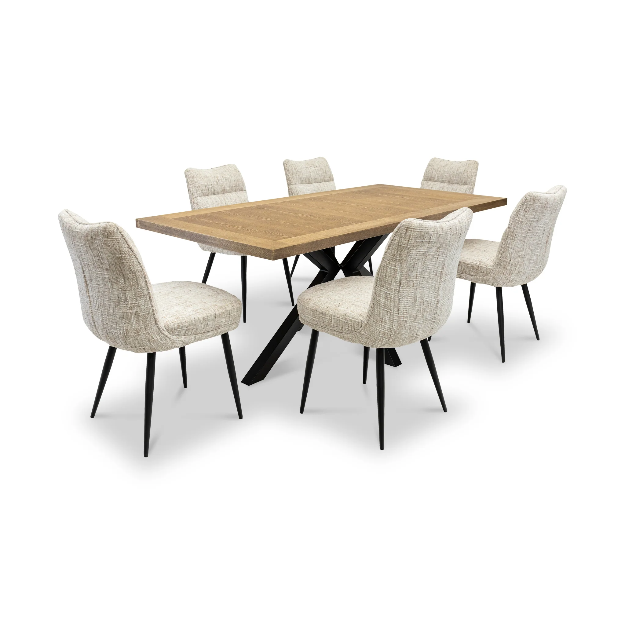 Cole Textured Dining Chair - Image 4