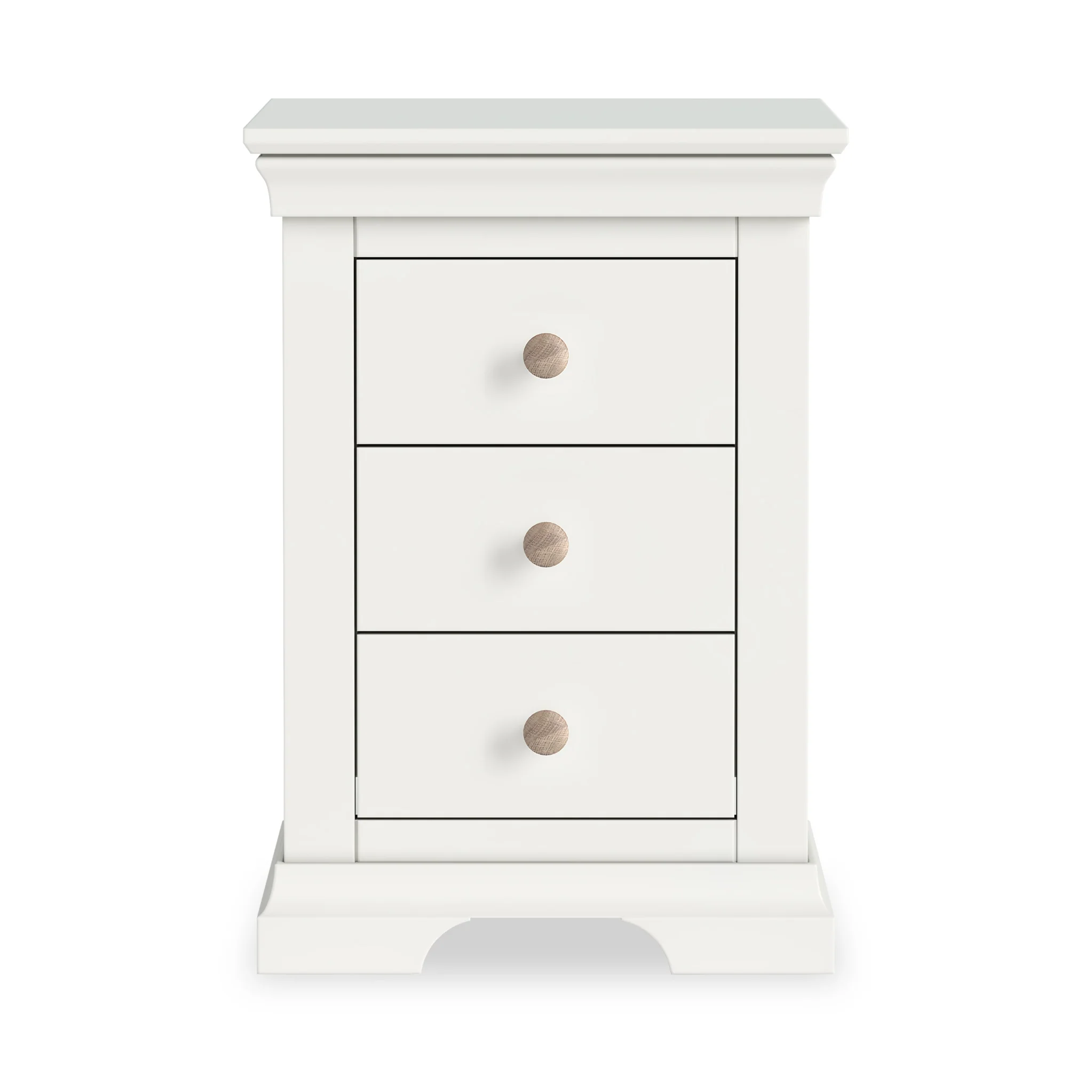 Colette 3 Drawer Bedside Table - Image 6