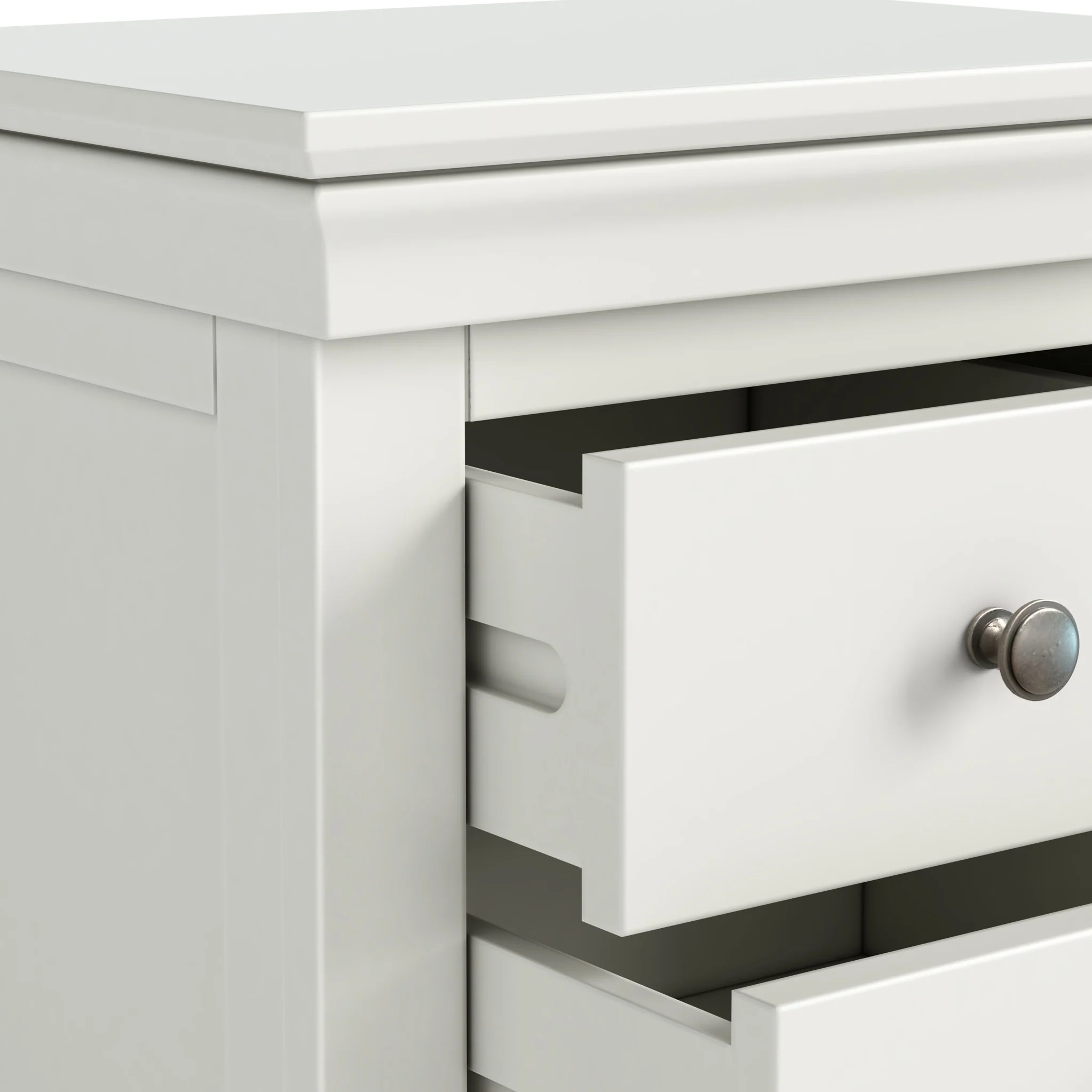 Colette 3 Drawer Bedside Table - Image 9