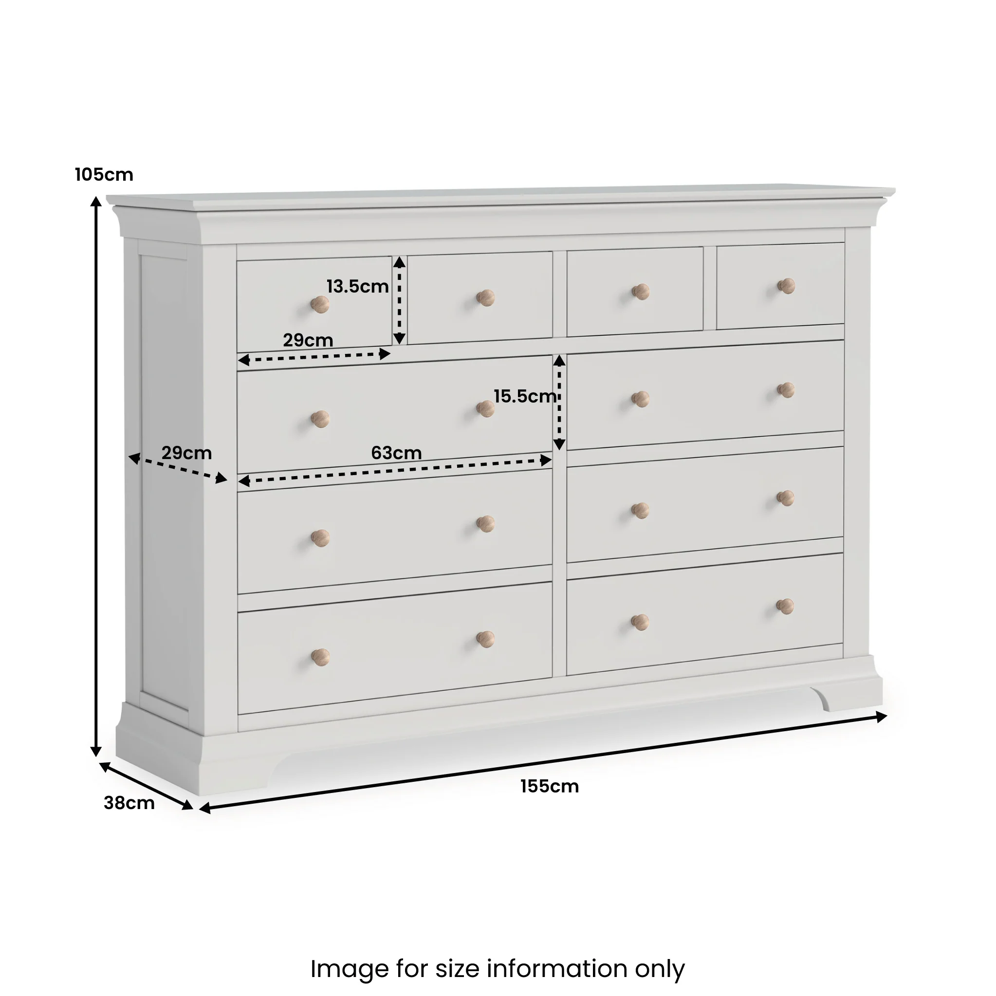 Colette 4 Over 6 Chest Of Drawers - Image 52