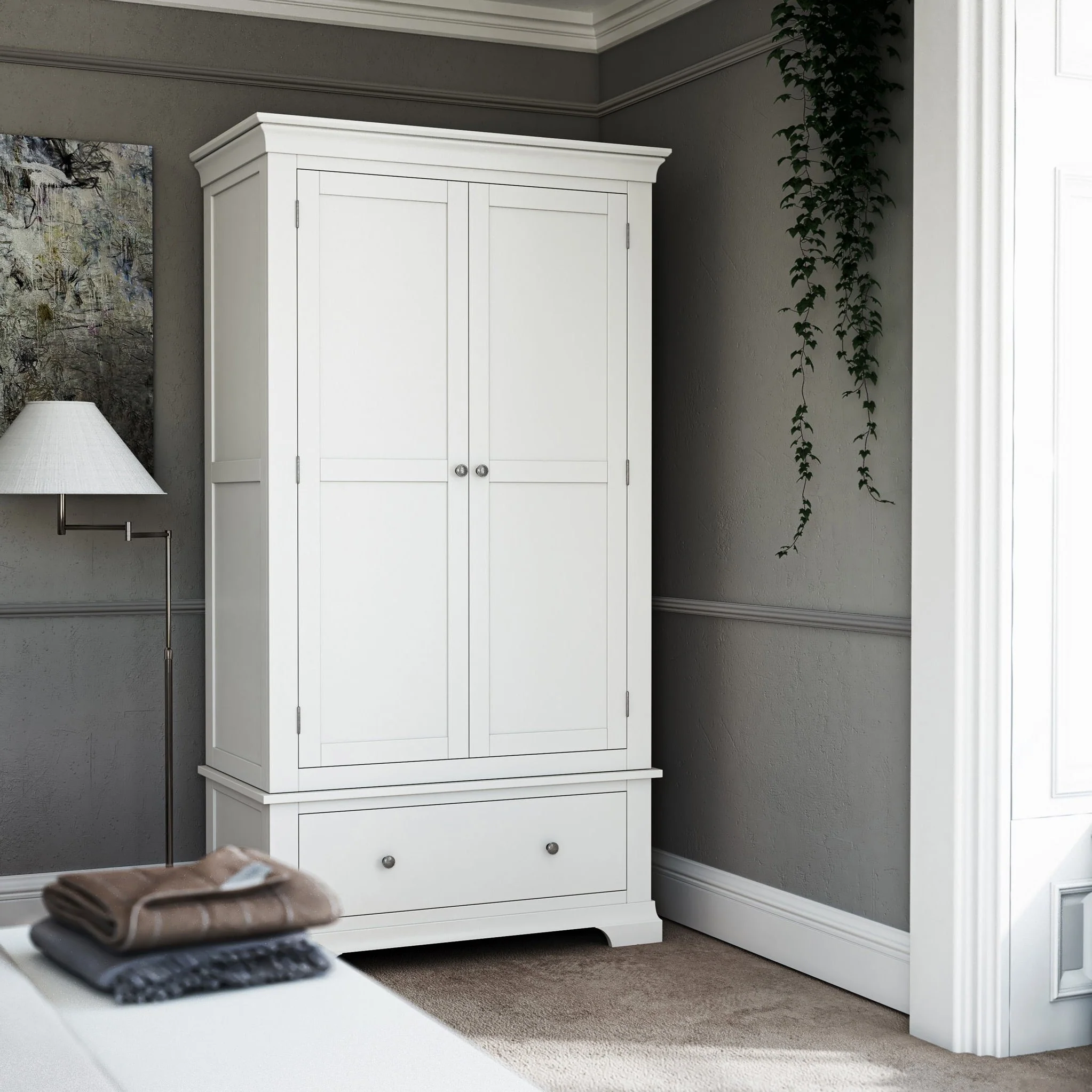 Colette Double Wardrobe & Drawer - Image 30