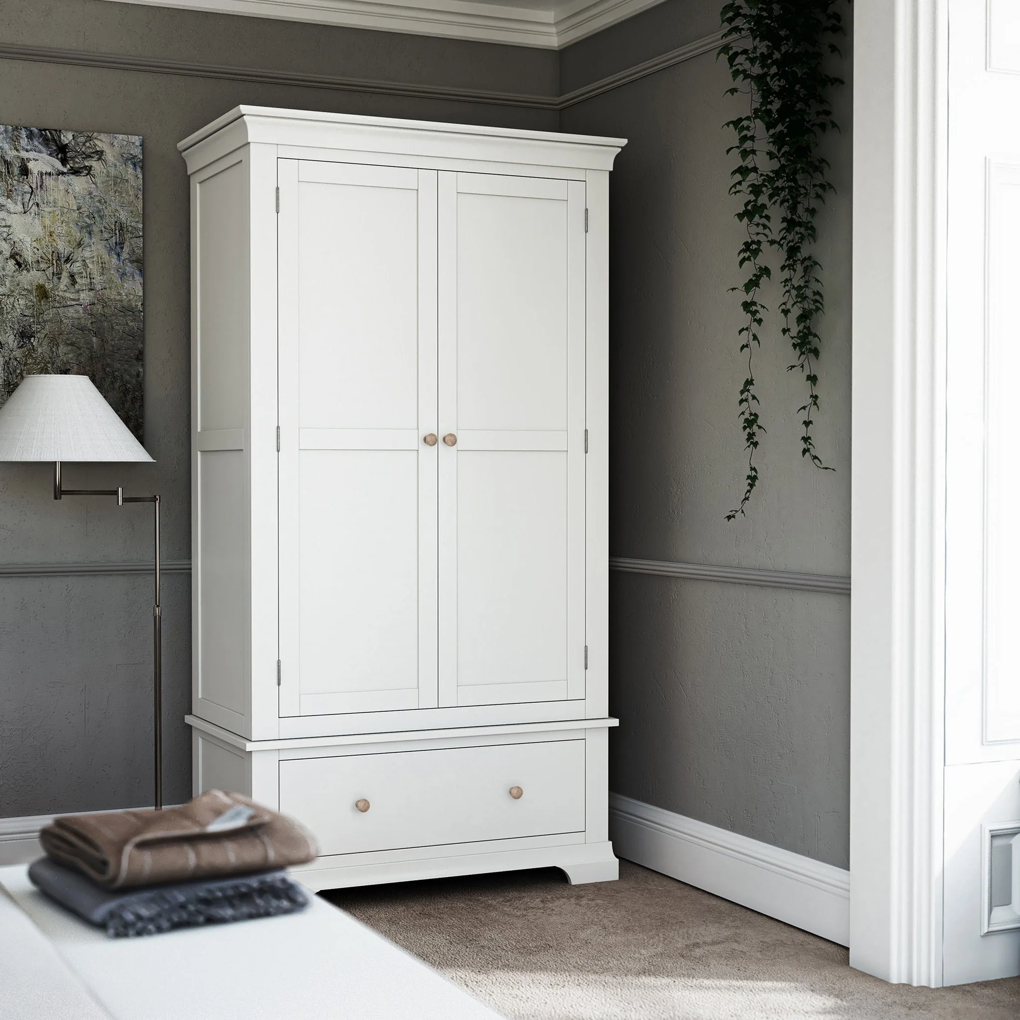 Colette Double Wardrobe & Drawer - Image 31