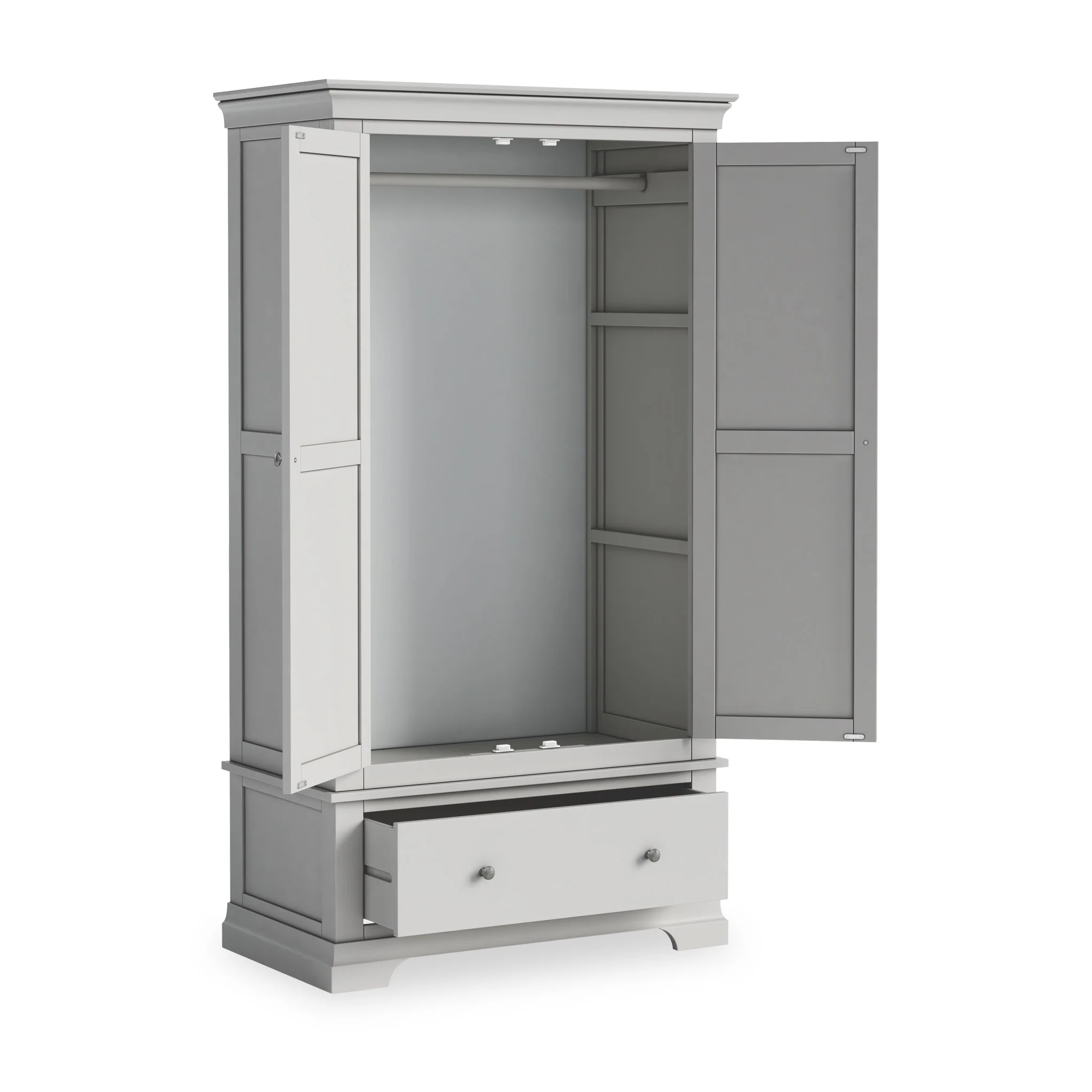 Colette Double Wardrobe & Drawer - Image 7