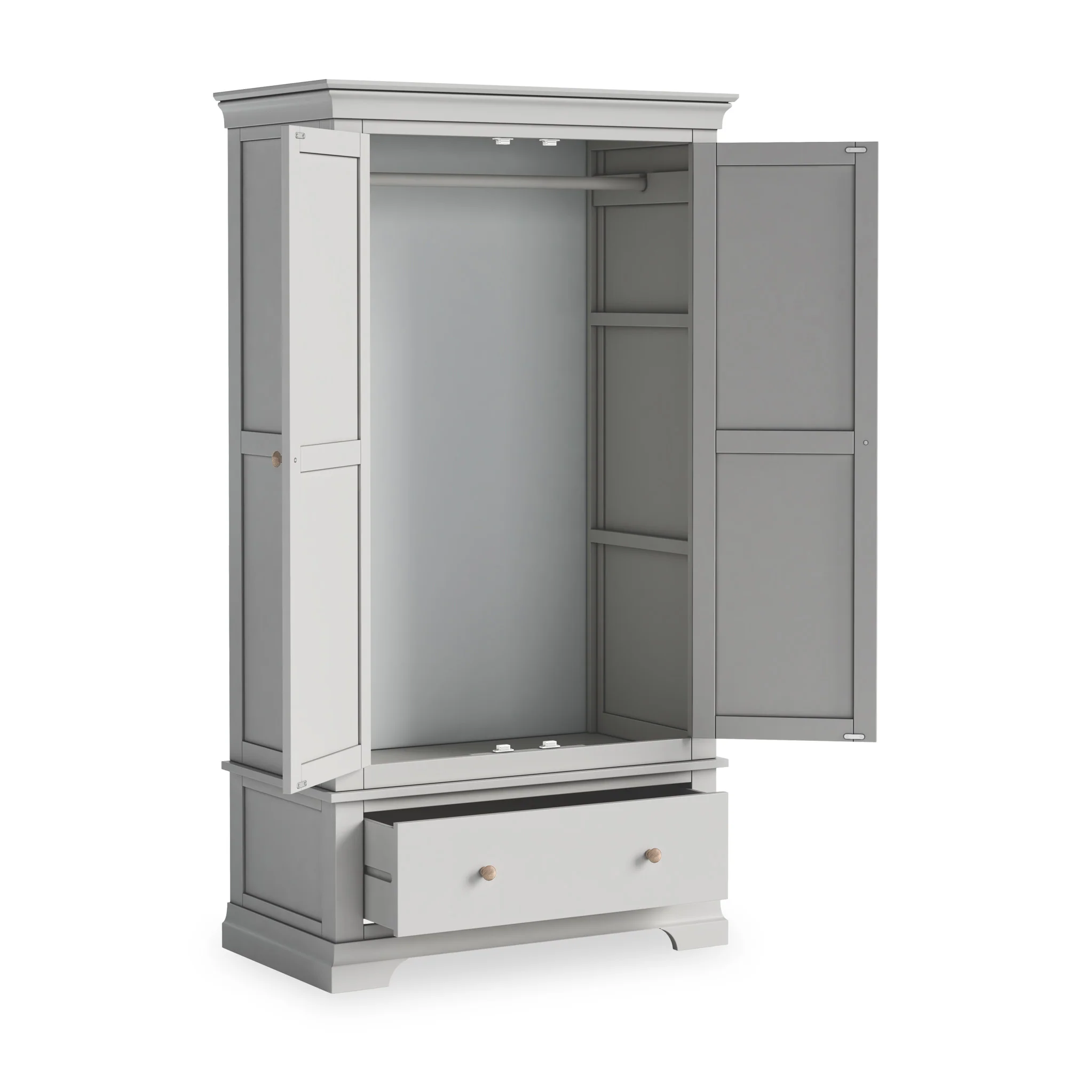 Colette Double Wardrobe & Drawer - Image 8