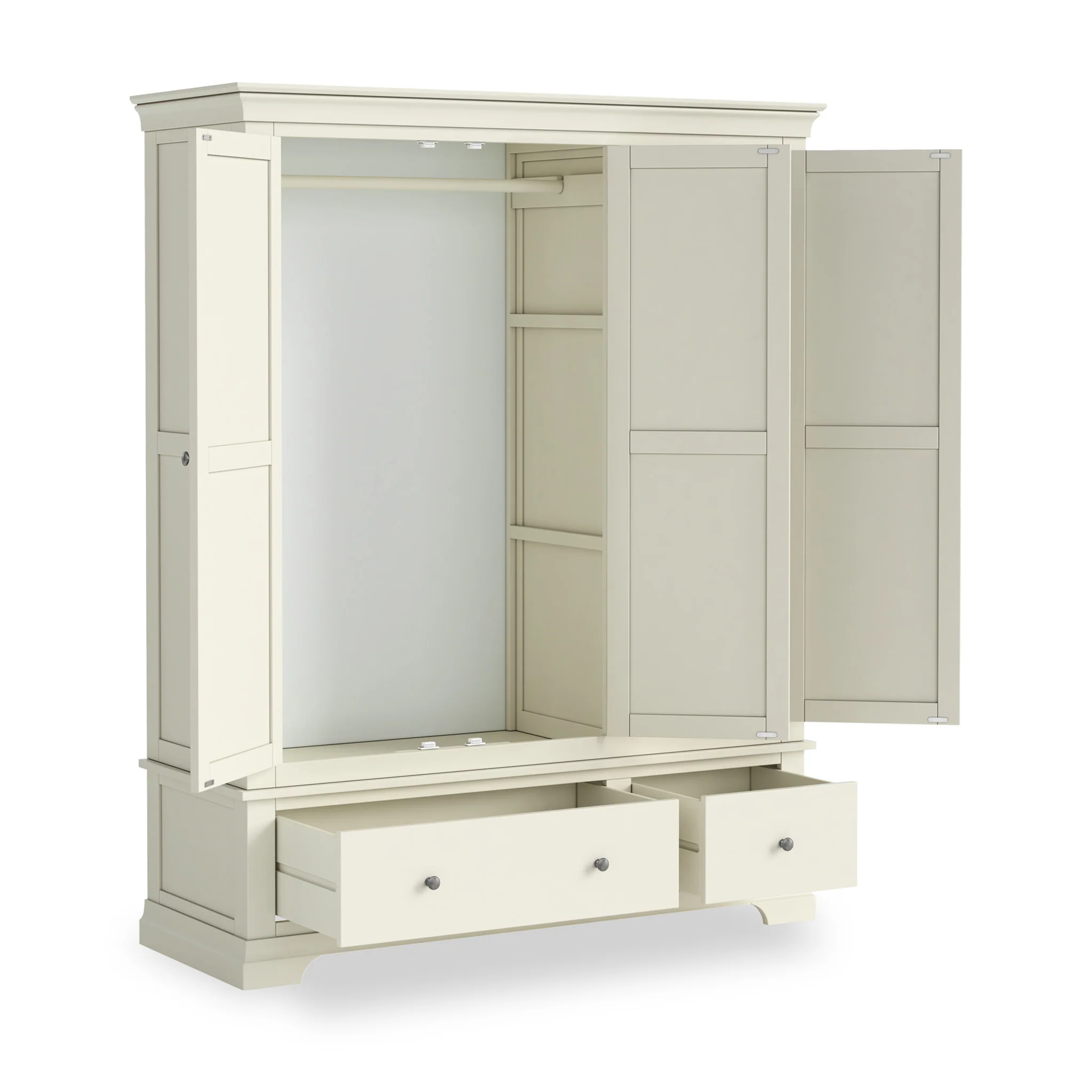Colette Triple Wardrobe with 2 Drawers - Image 30