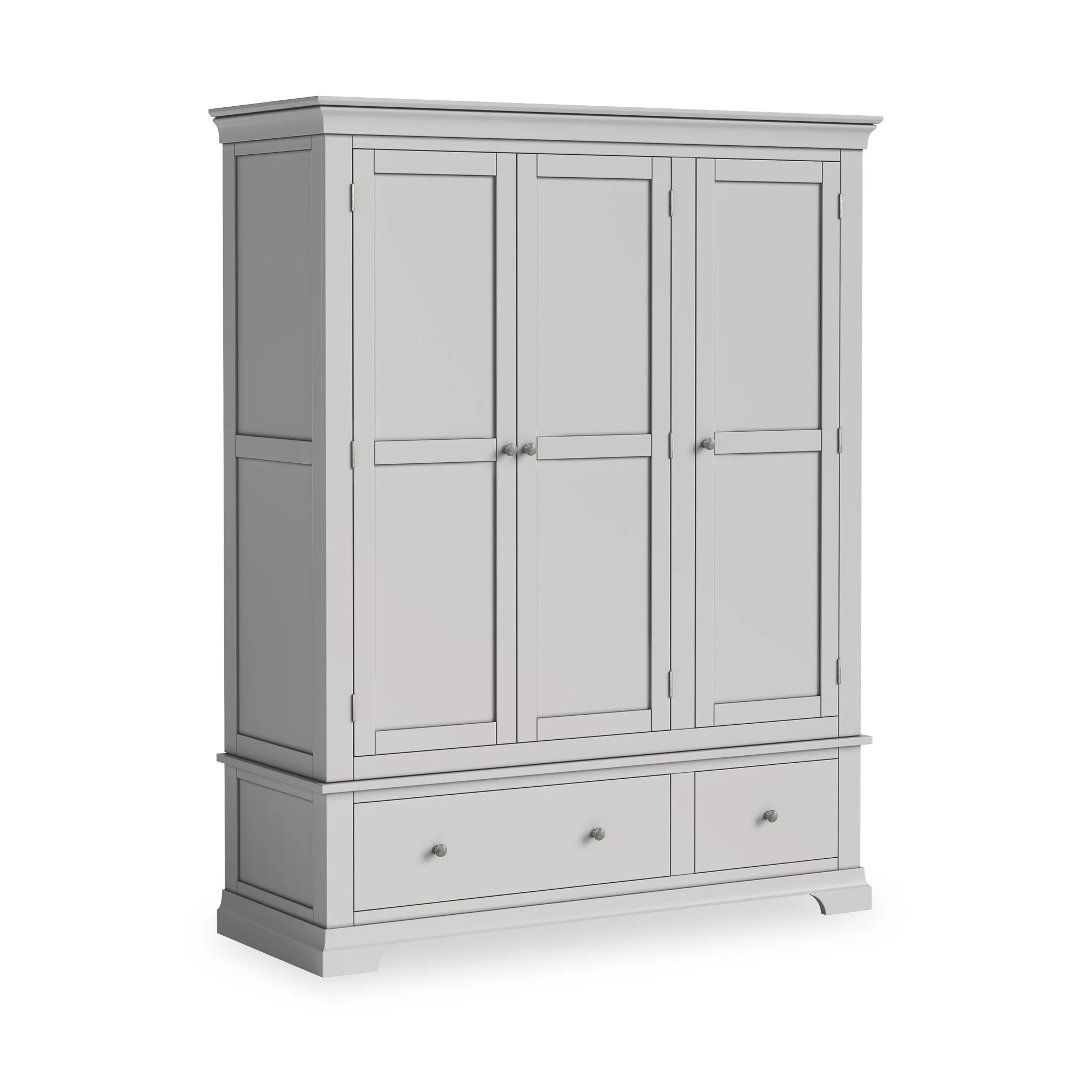 Colette Triple Wardrobe with 2 Drawers - Image 9
