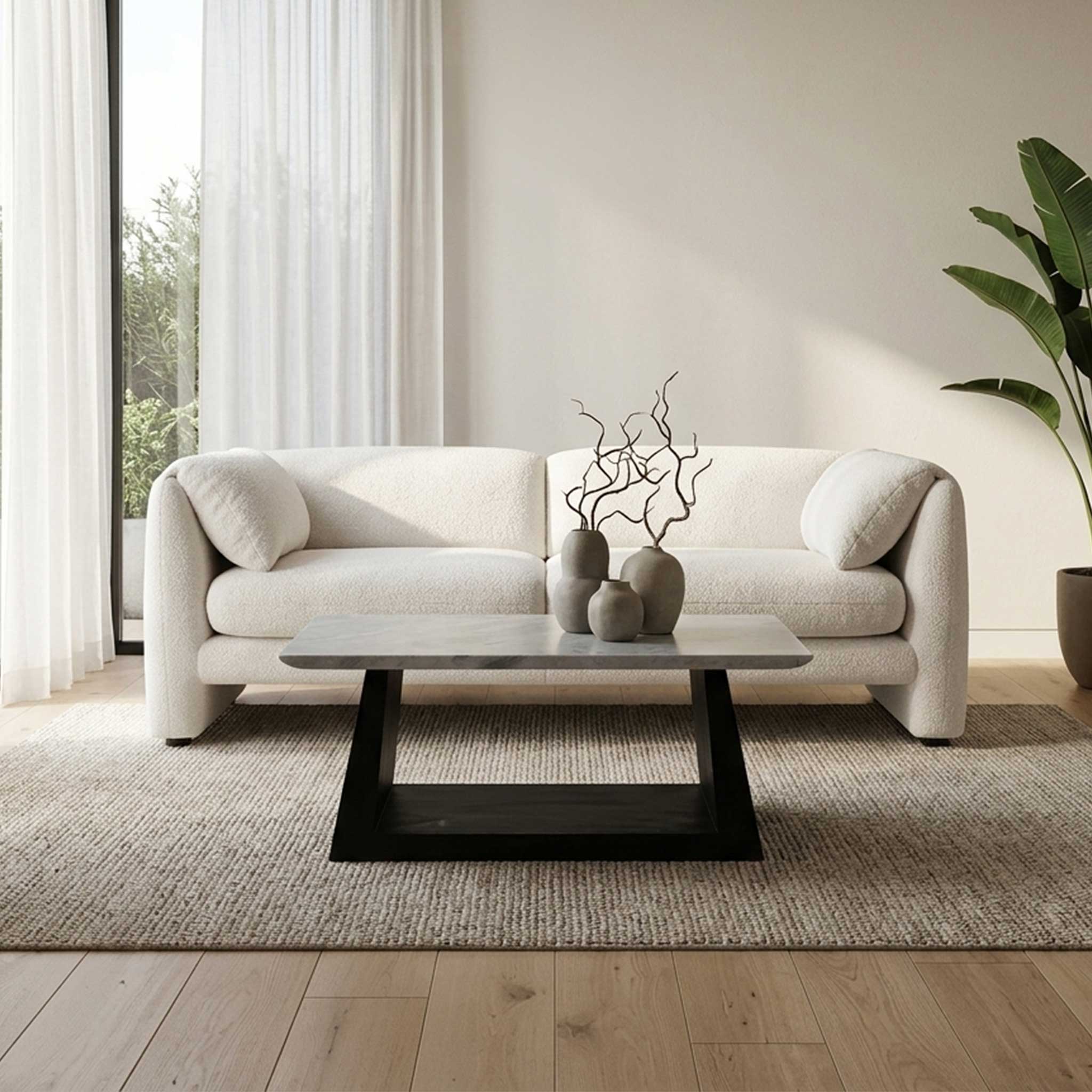 Coleville Marble Coffee Table - Image 2