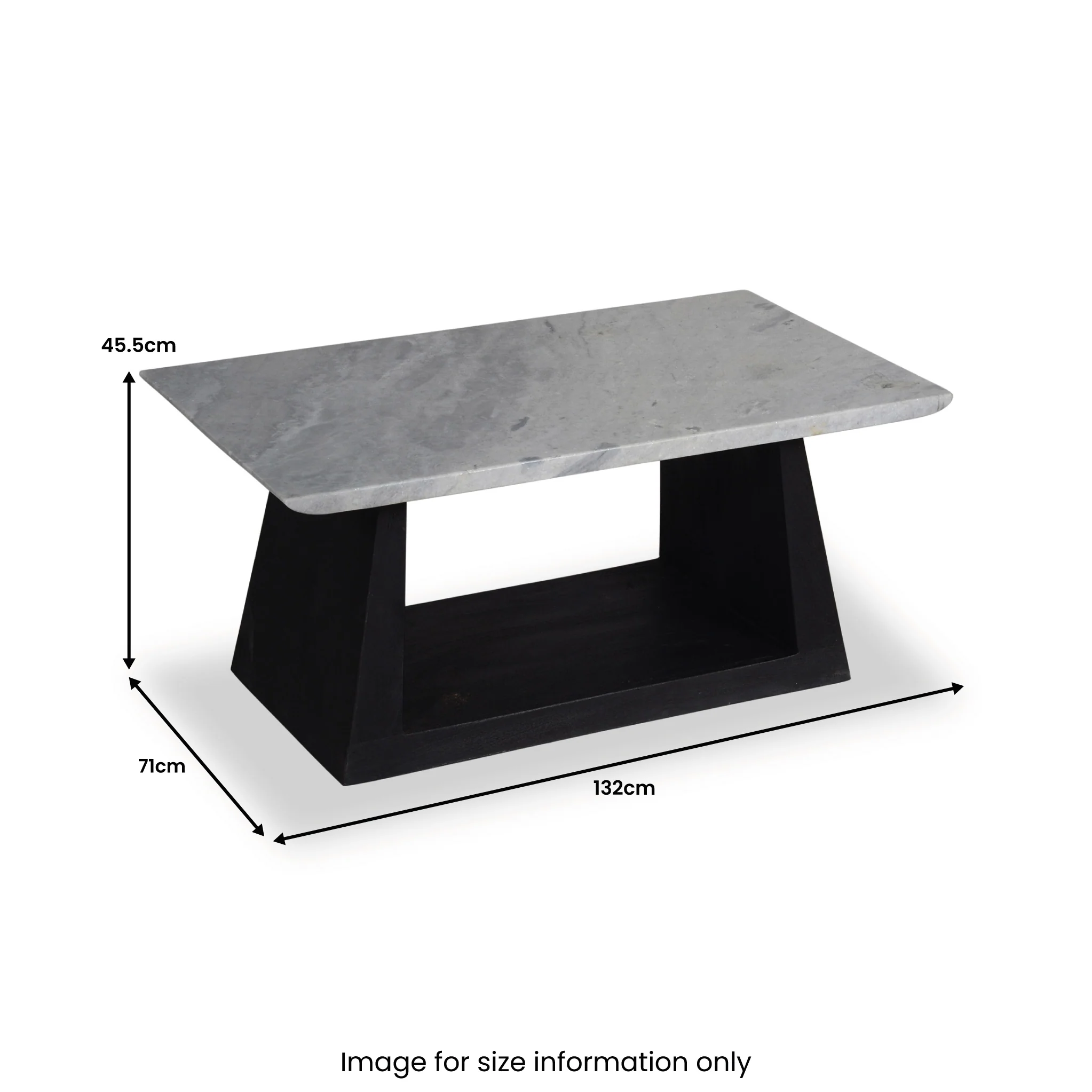 Coleville Marble Coffee Table - Image 3
