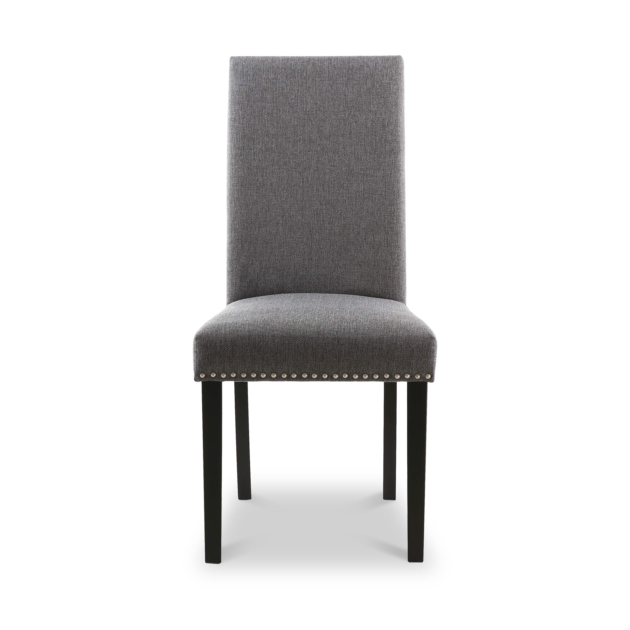 Conran Stud Detail Dining Chair with Black Legs - Image 2