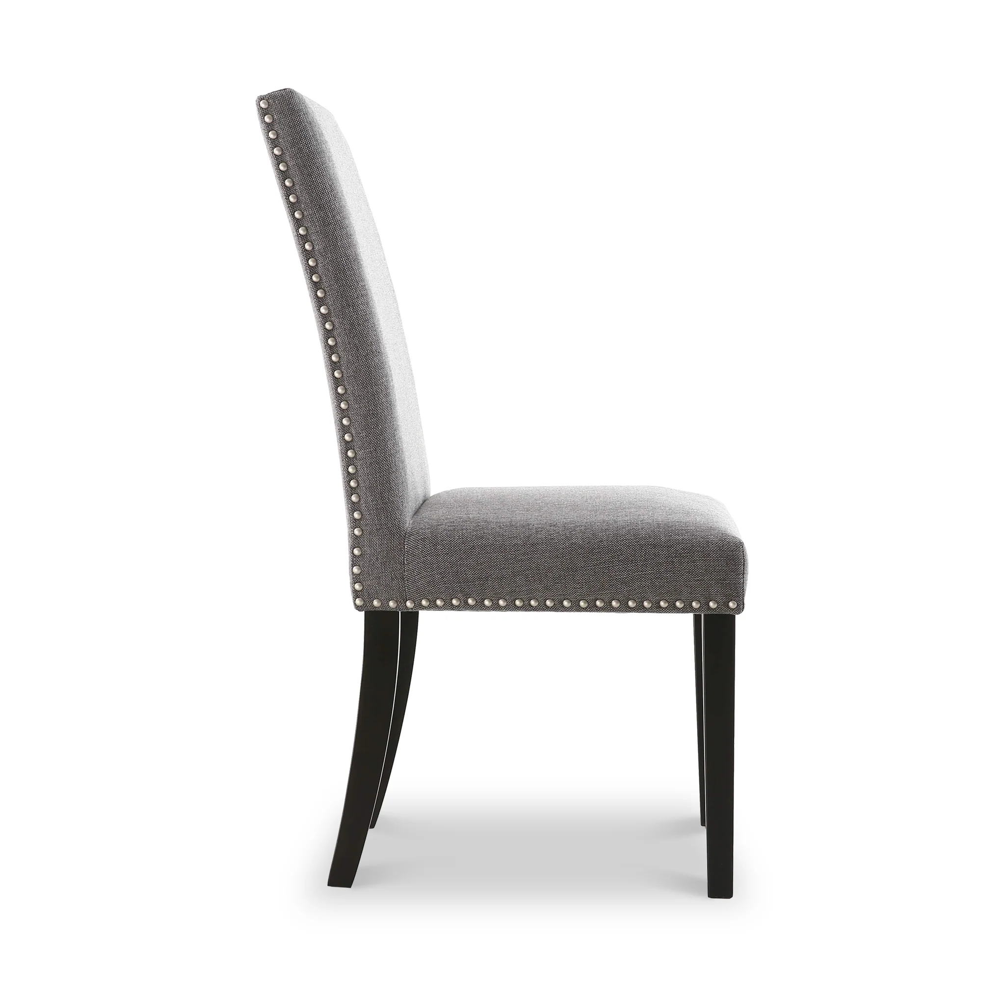 Conran Stud Detail Dining Chair with Black Legs - Image 3