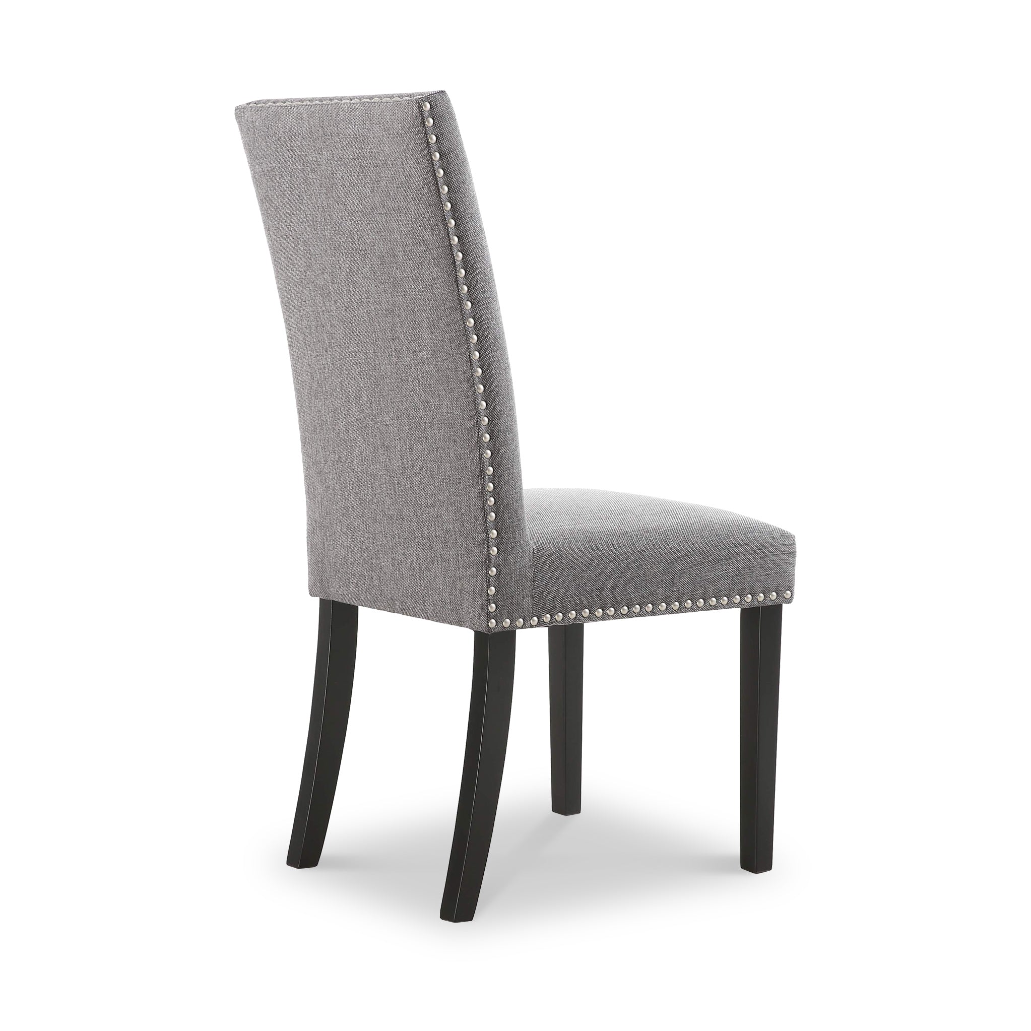 Conran Stud Detail Dining Chair with Black Legs - Image 4