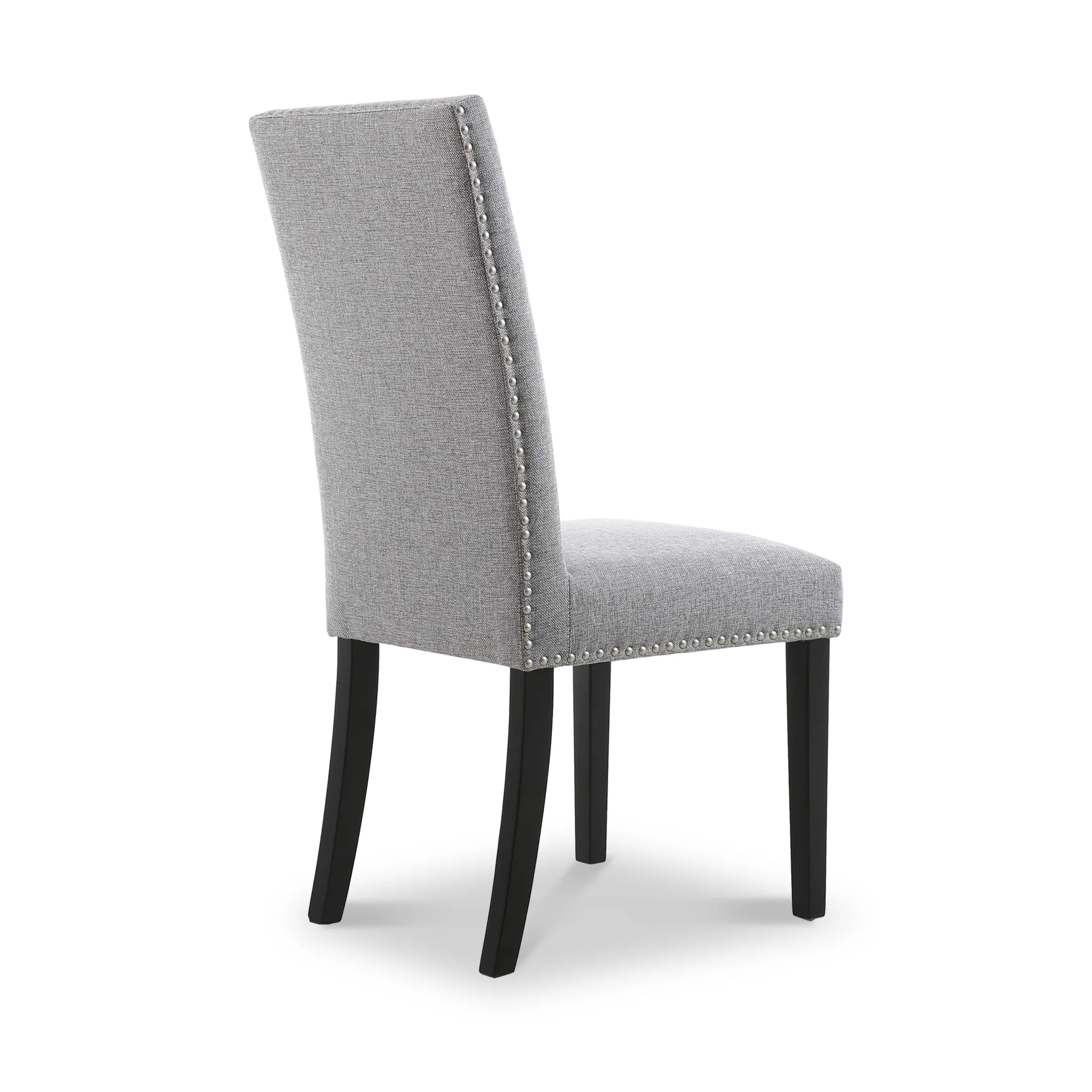 Conran Stud Detail Dining Chair with Black Legs - Image 8