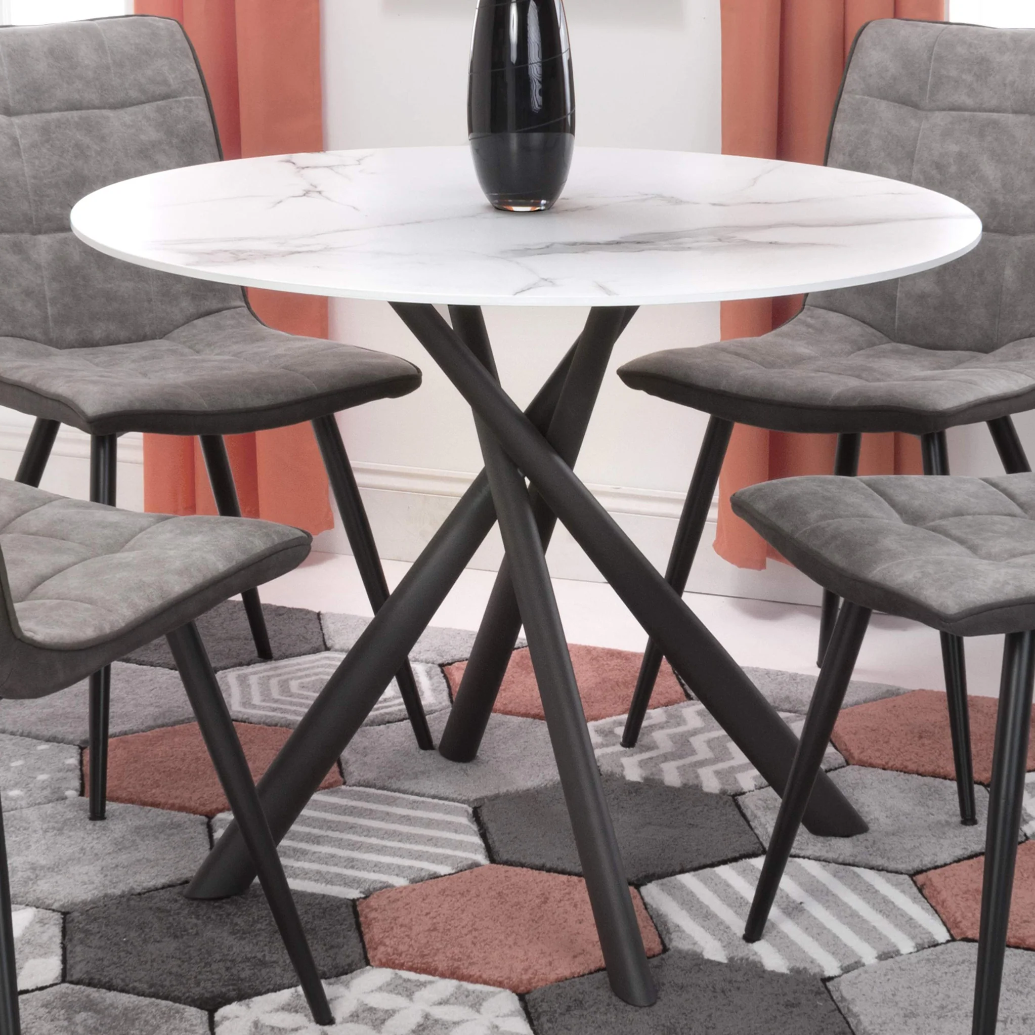 Coombe 100cm Round Dining Table - Image 14