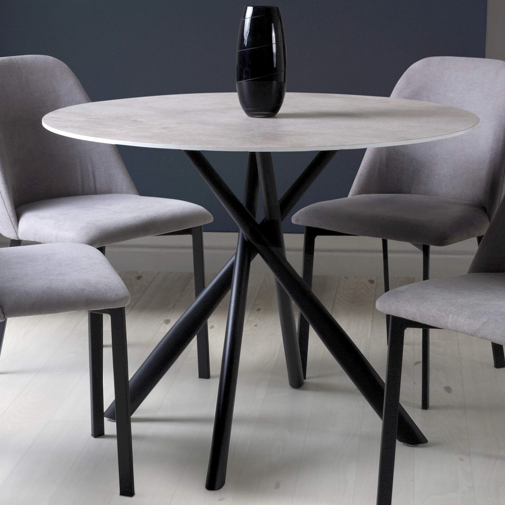 Coombe 100cm Round Dining Table - Image 6