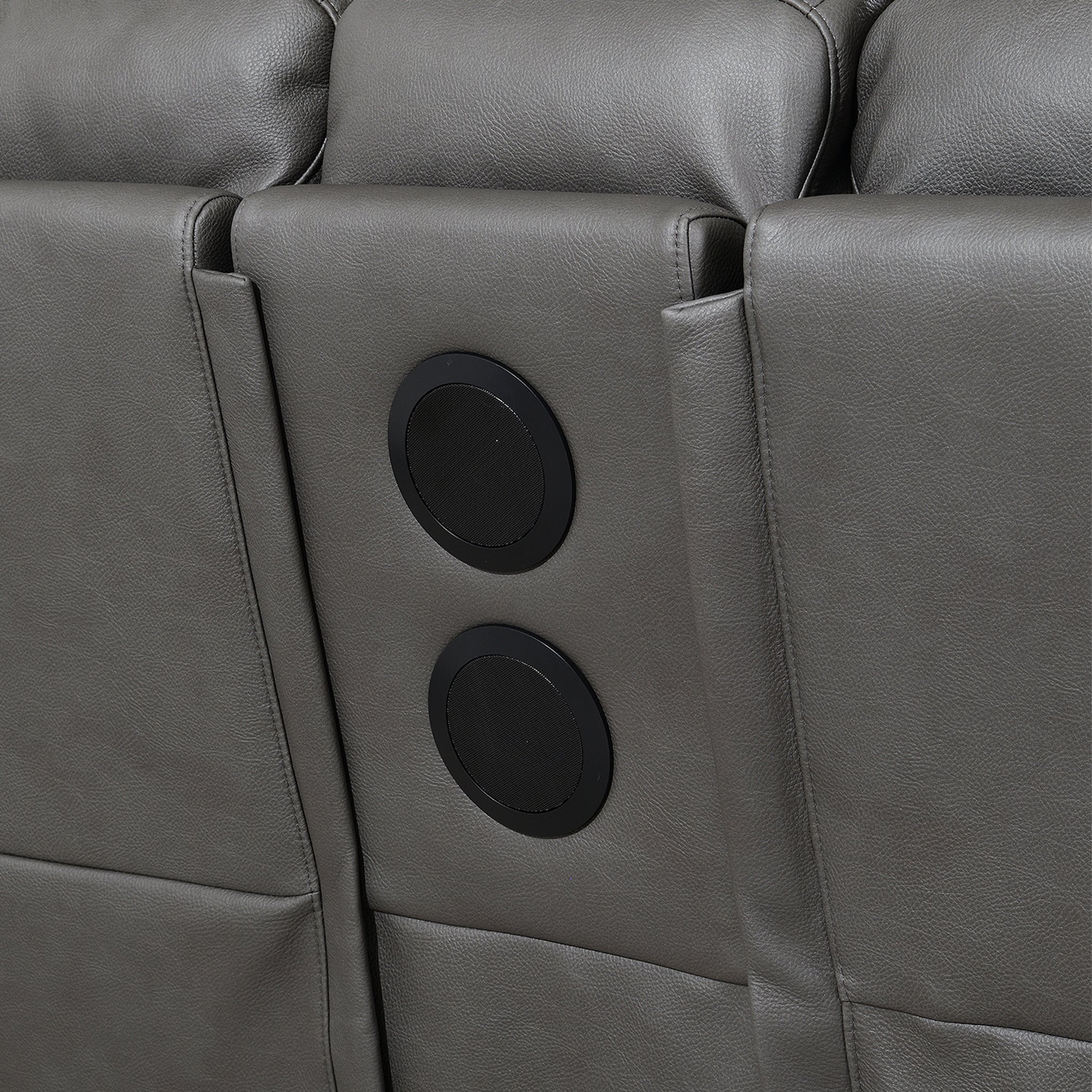 Cooper Tech Dual Power Recliner 2 Seater Sofa with Console - Image 12