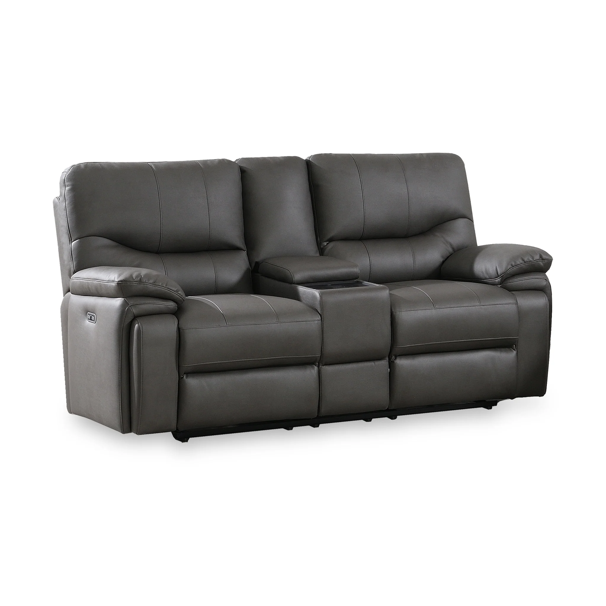 Cooper Tech Dual Power Recliner 2 Seater Sofa with Console - Image 9