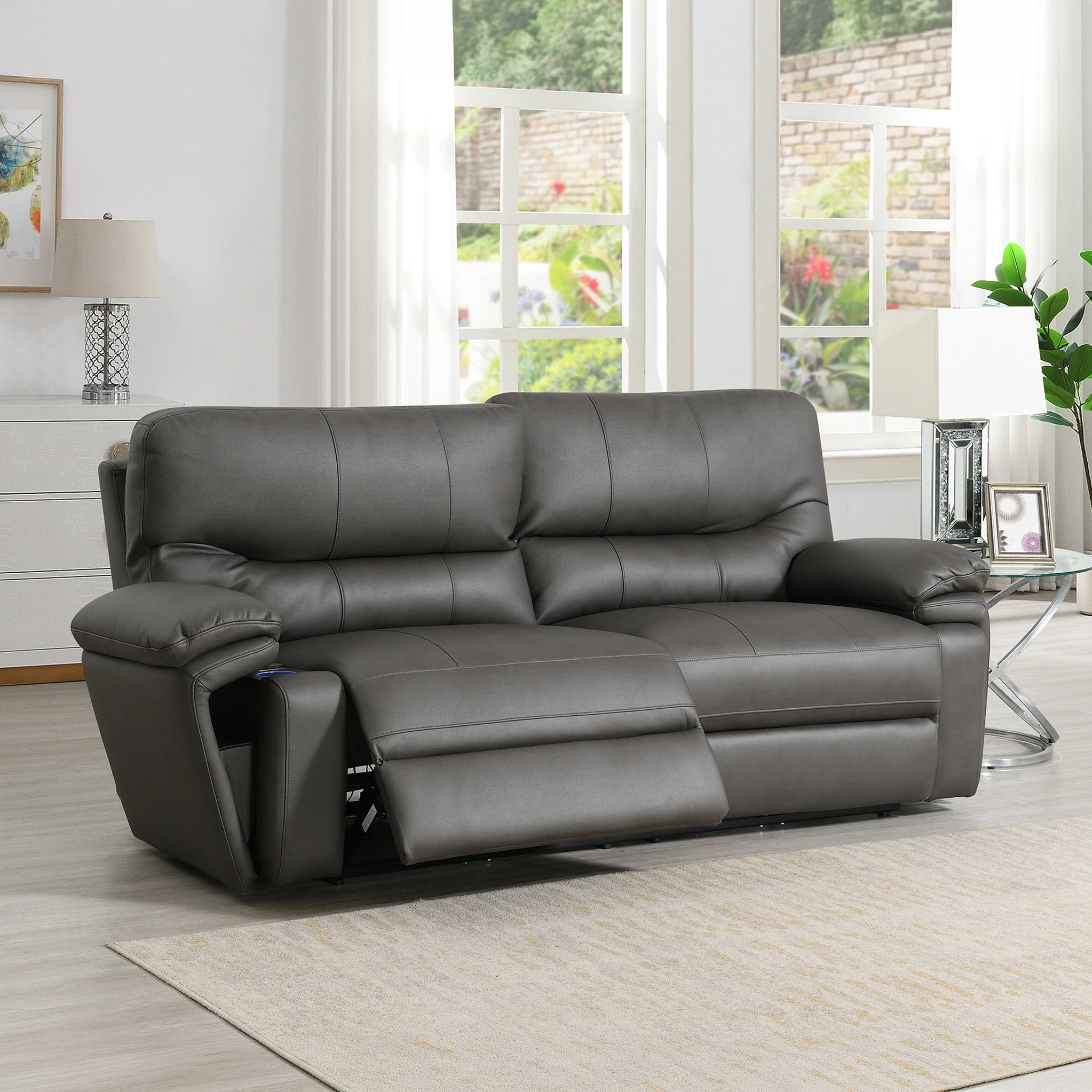 Cooper Tech Dual Power Recliner 3 Seater Sofa - Image 8