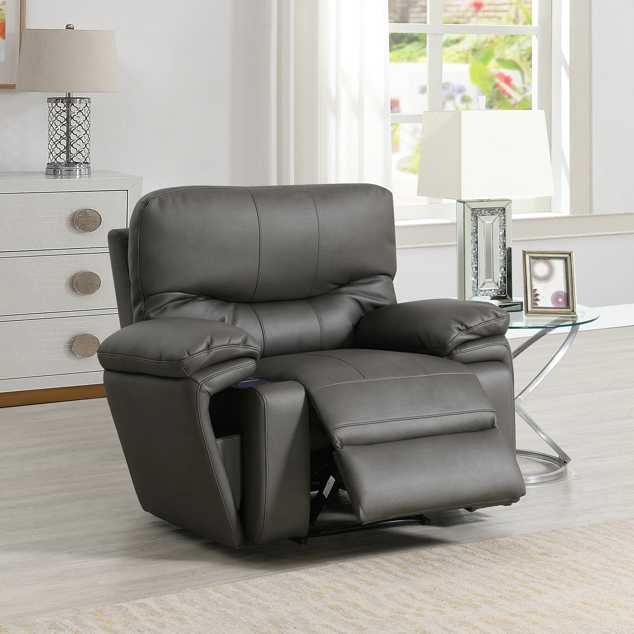 Cooper Tech Dual Power Recliner Armchair - Image 8