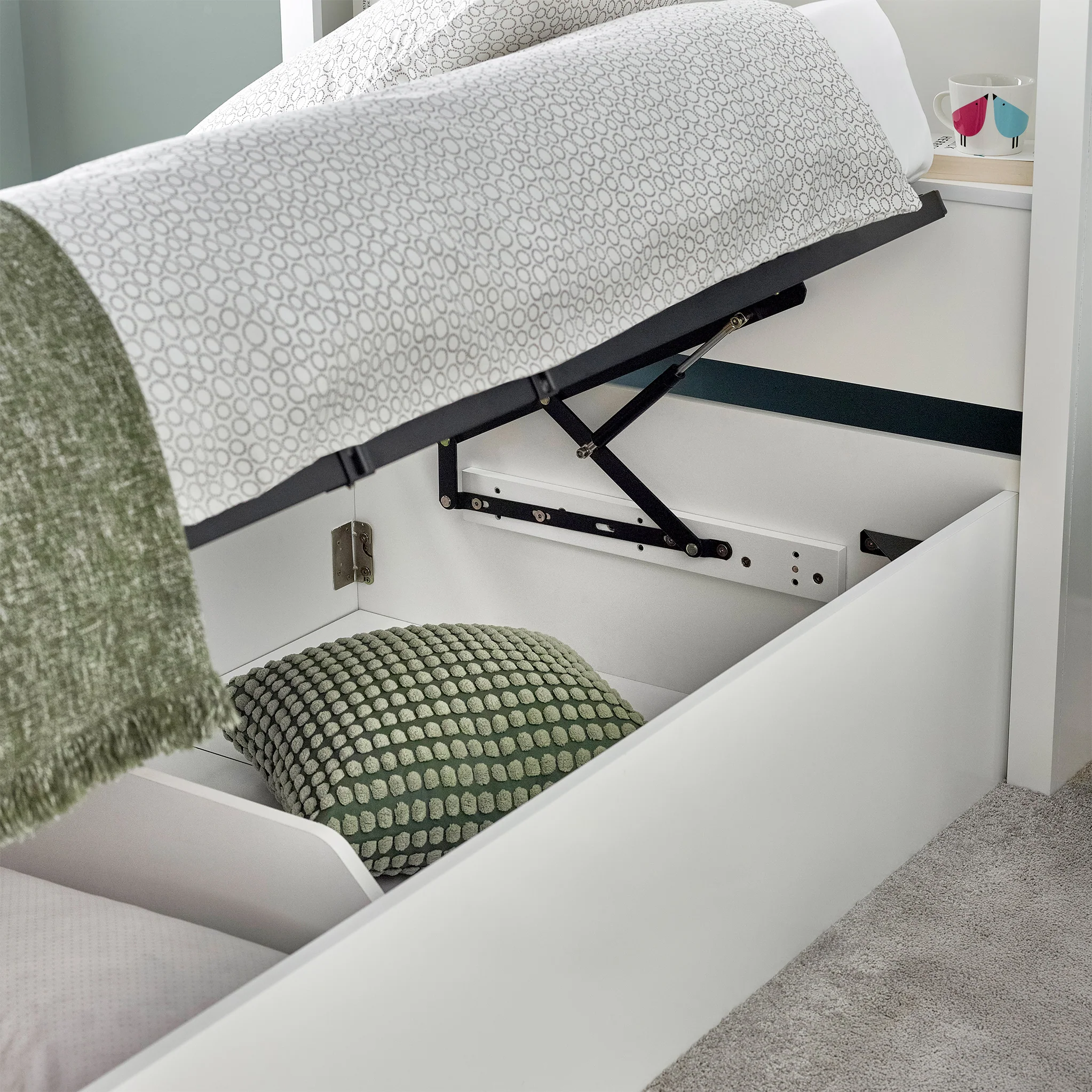 Cooper Wooden Ottoman Storage Bed Frame - Image 9