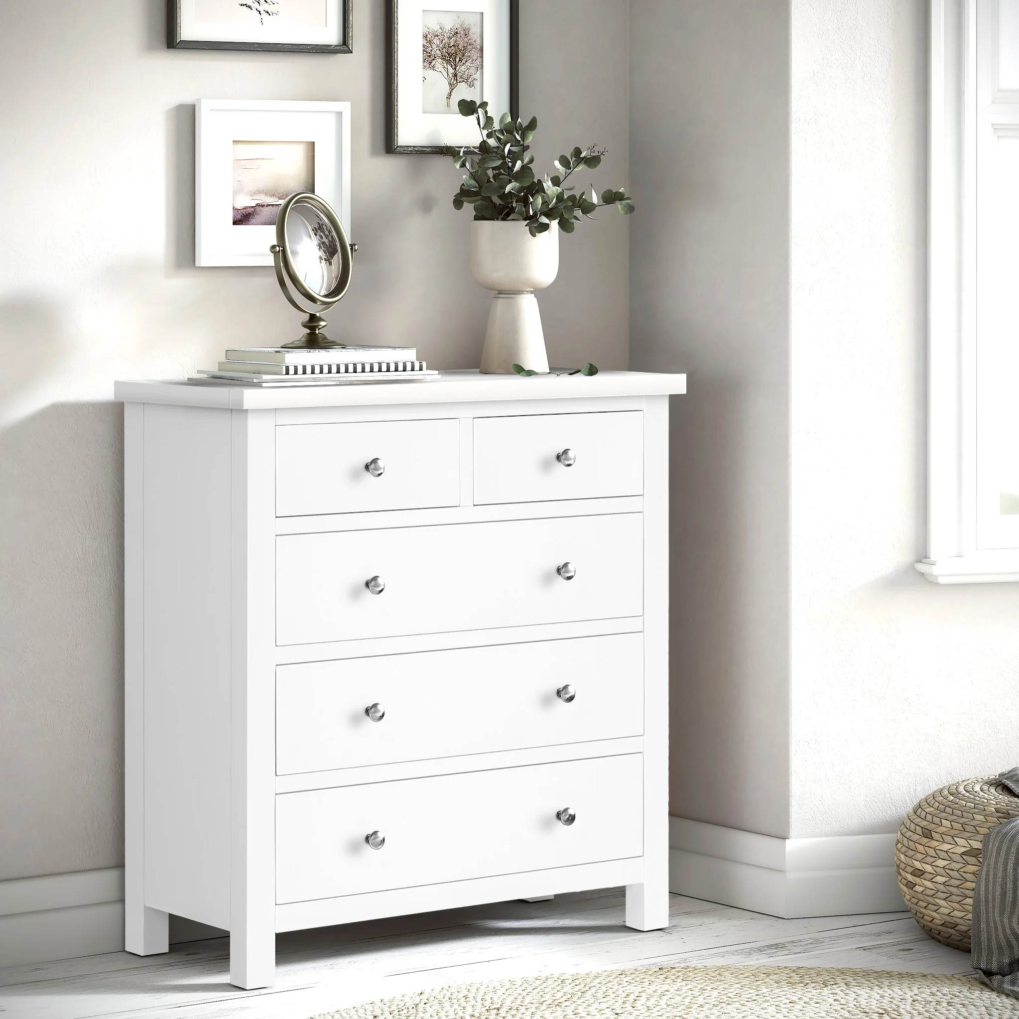 Cornish 2 Over 3 Drawer Chest - Image 13