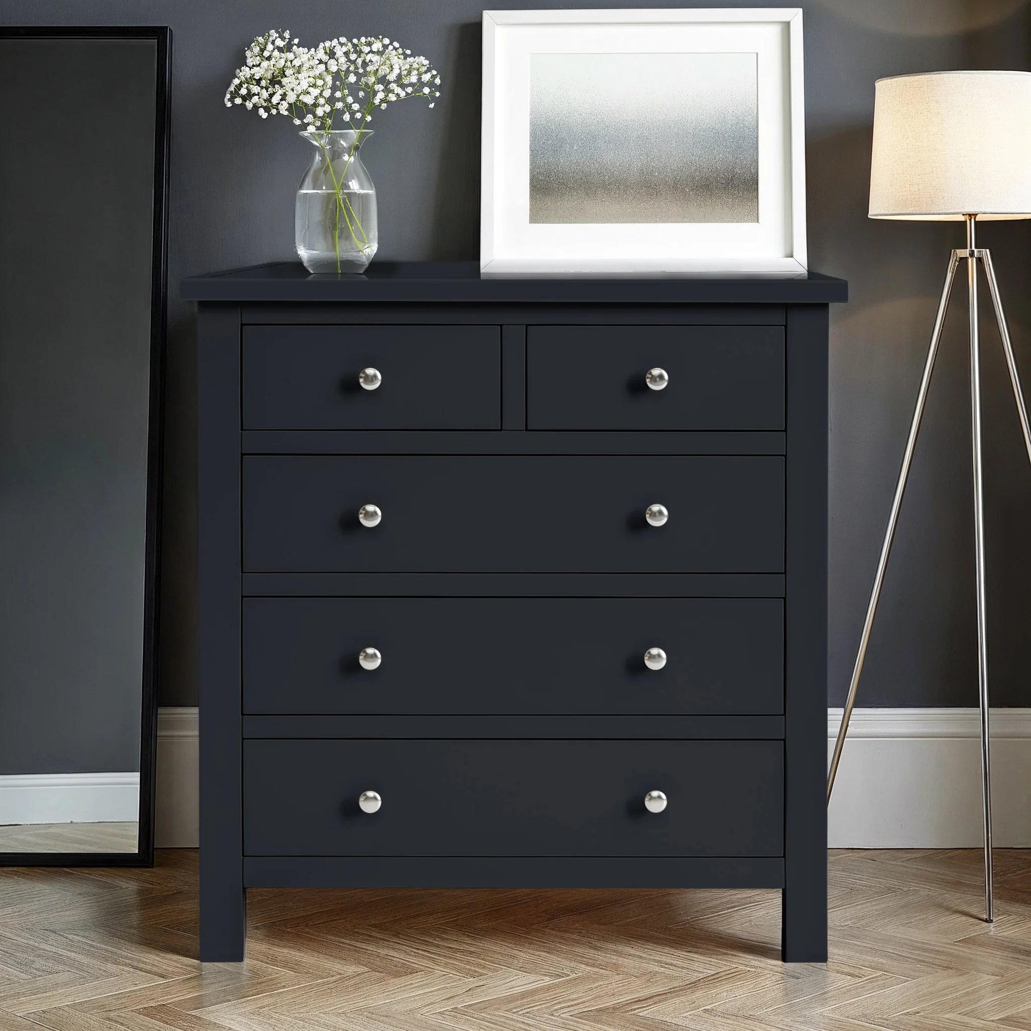 Cornish 2 Over 3 Drawer Chest - Image 15