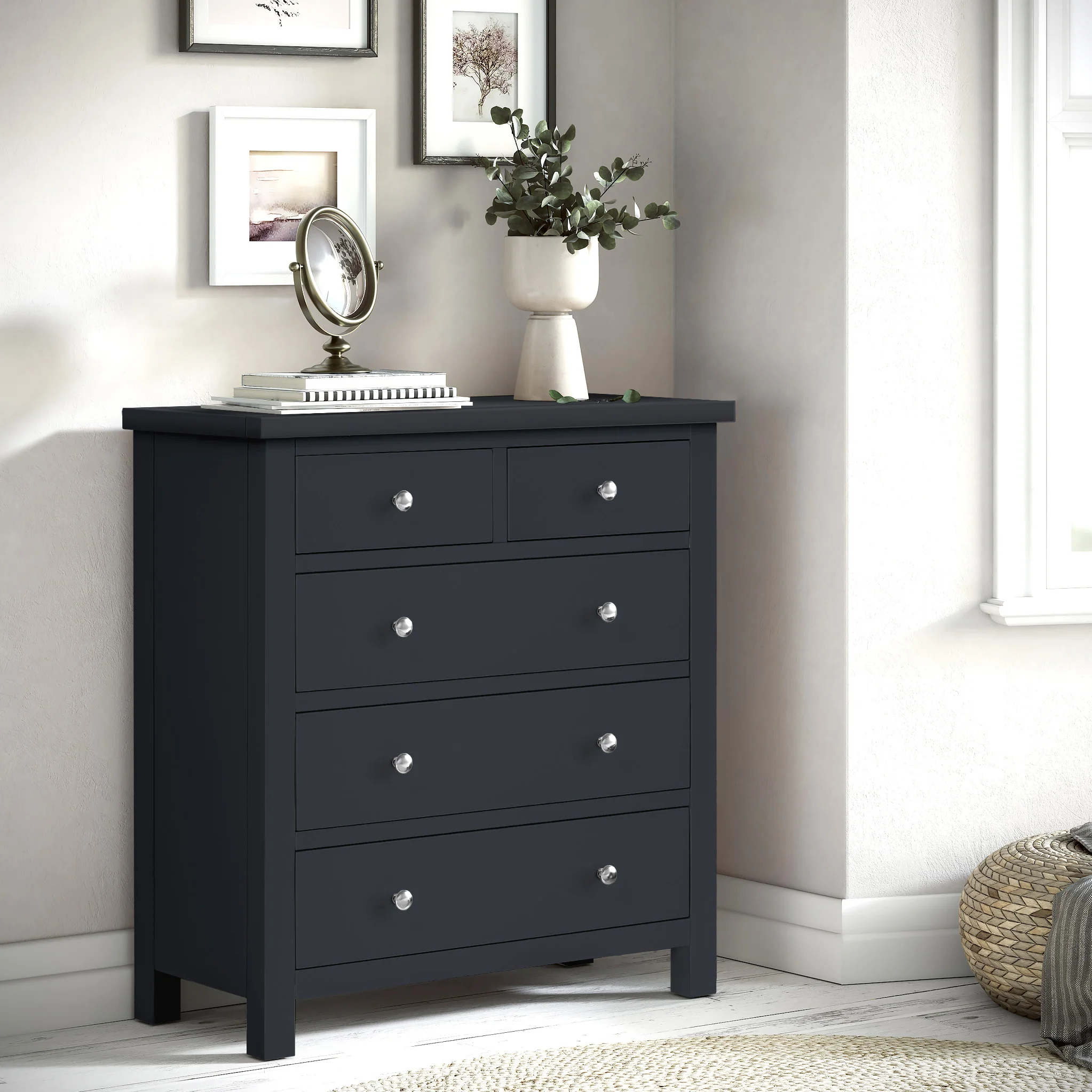 Cornish 2 Over 3 Drawer Chest - Image 16