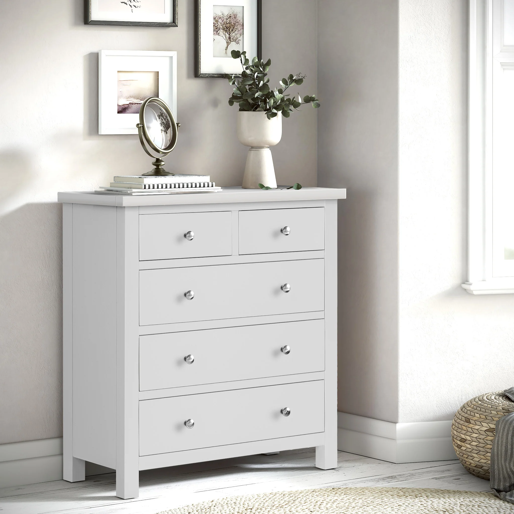 Cornish 2 Over 3 Drawer Chest - Image 21