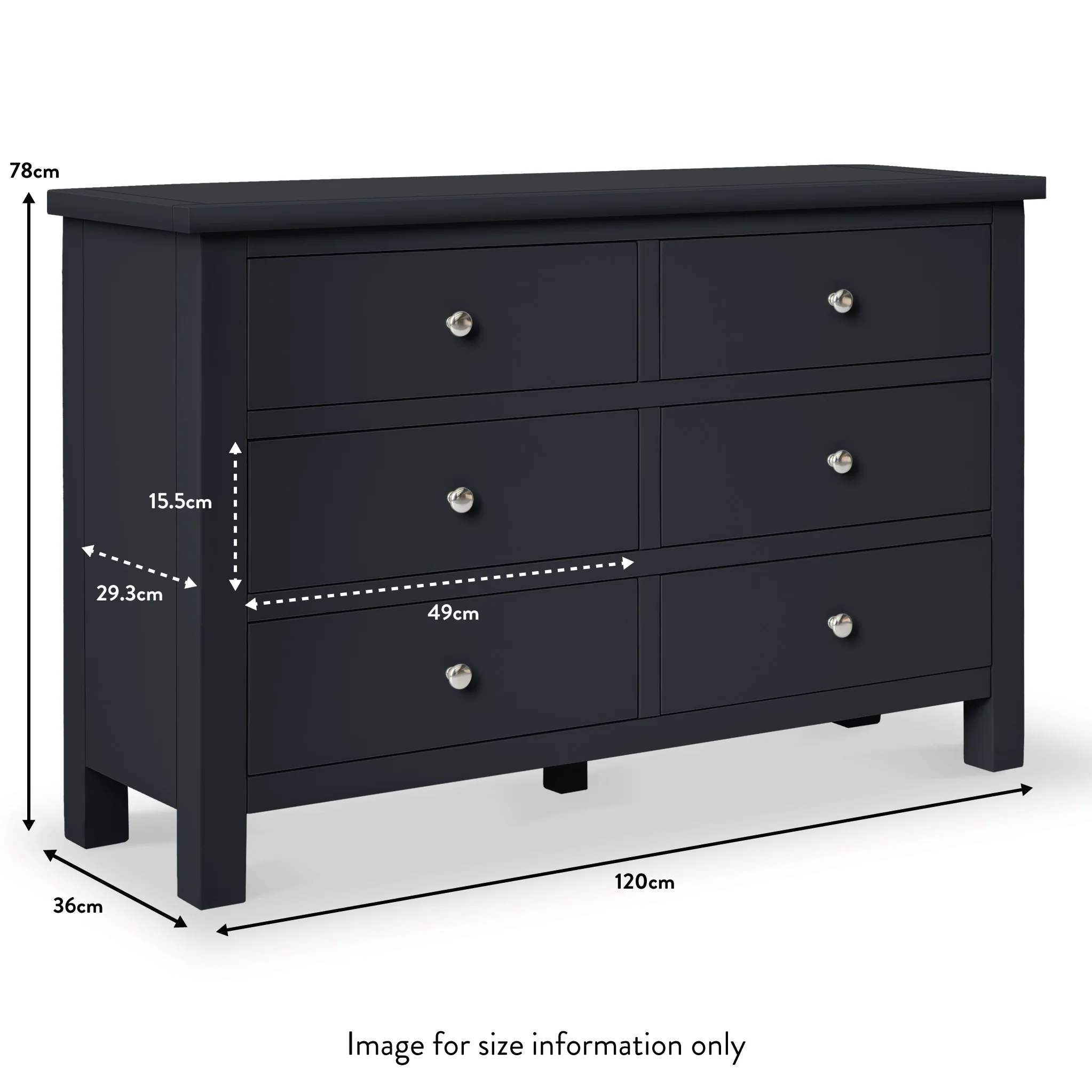 Cornish 6 Drawer Chest - Image 21