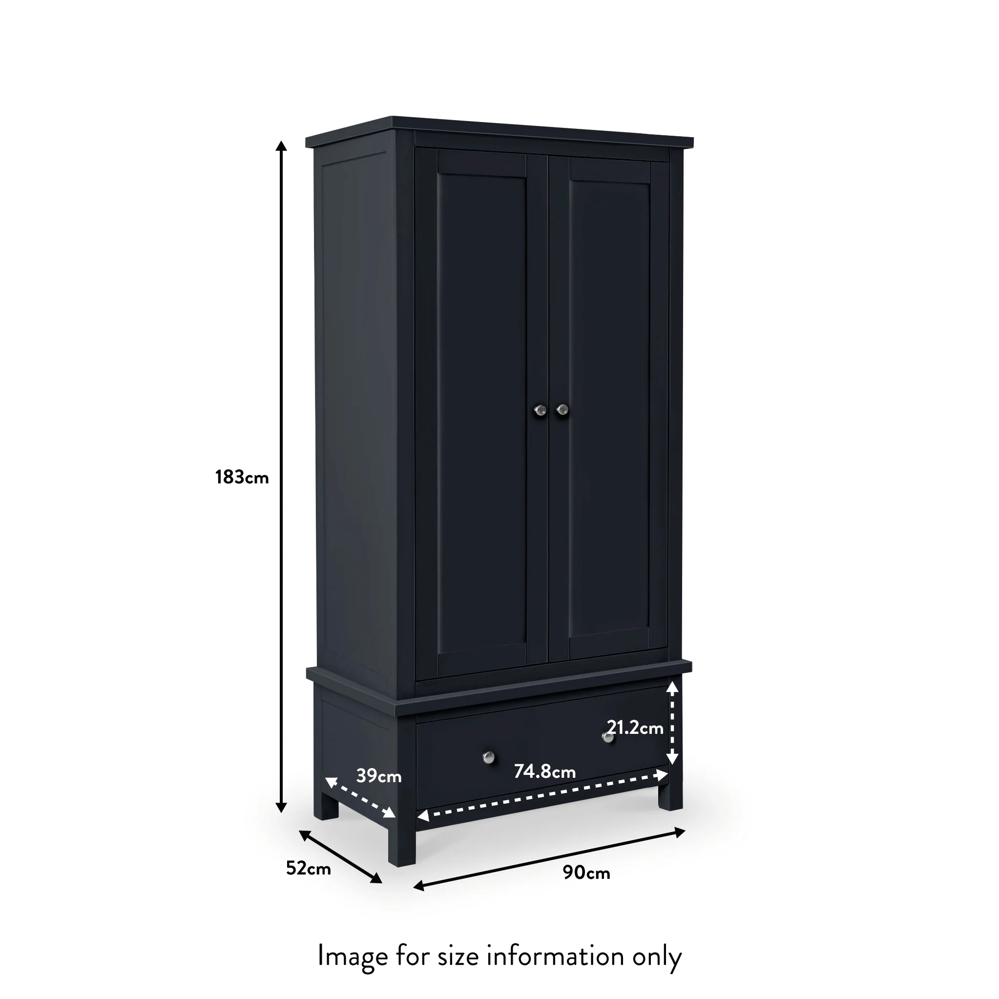 Cornish Double Wardrobe - Image 25