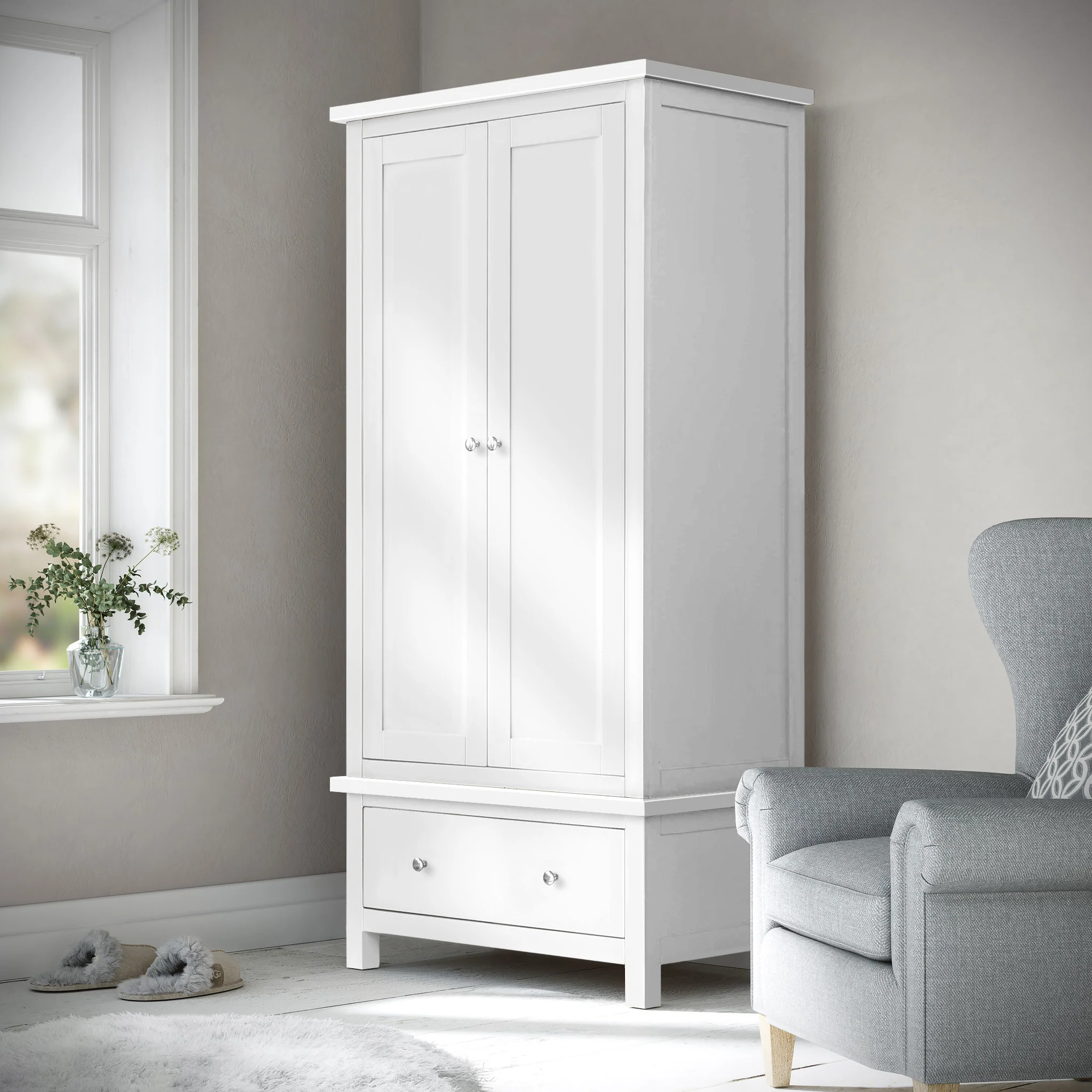 Cornish Double Wardrobe - Image 4