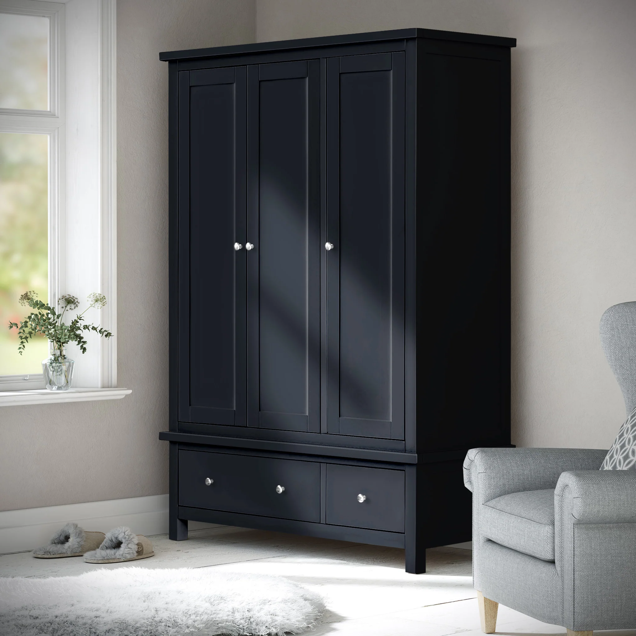 Cornish Triple Wardrobe - Image 25