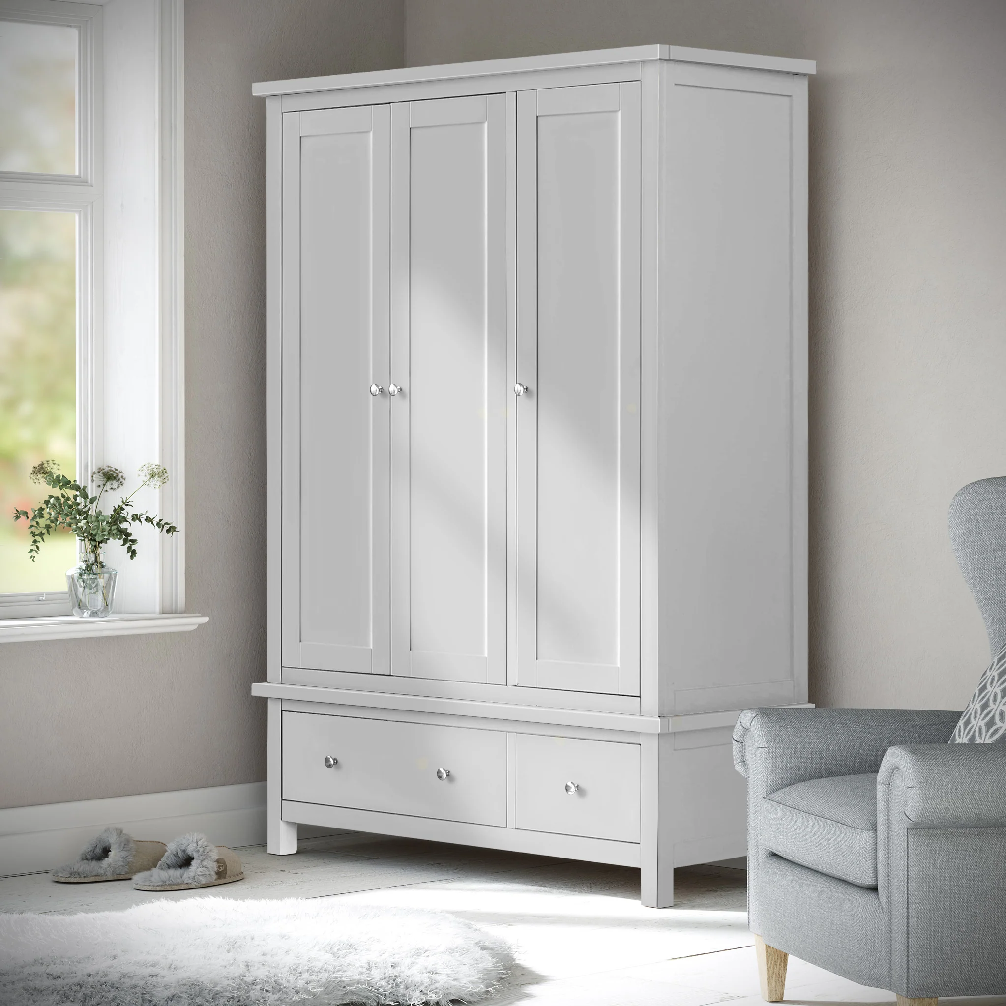 Cornish Triple Wardrobe - Image 9