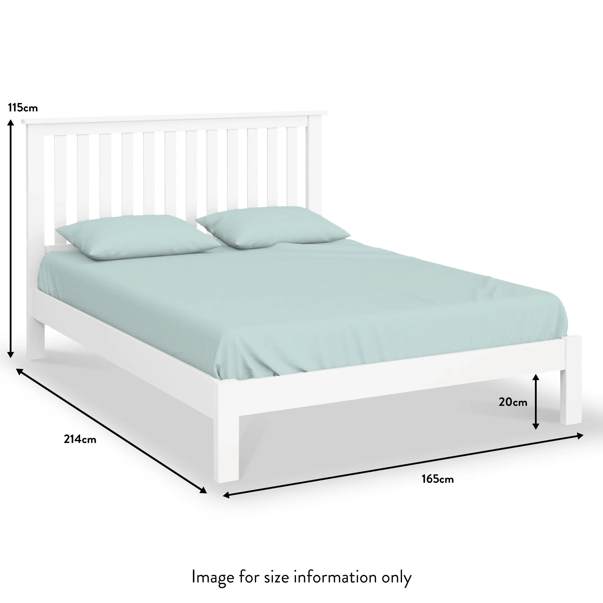 Cornish White Painted Bed Frame - Image 18