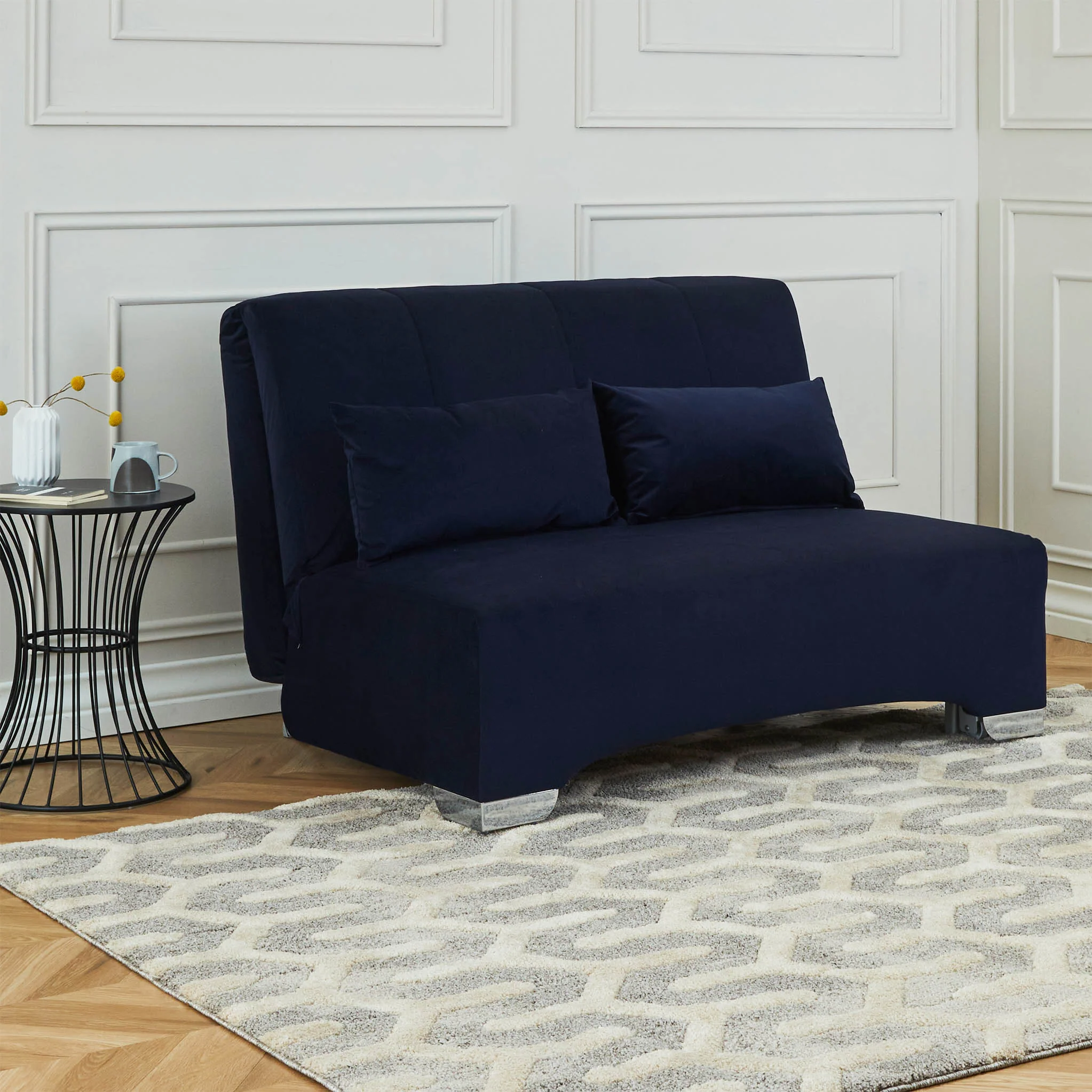 Cortez Velvet Sofa Bed - Image 15