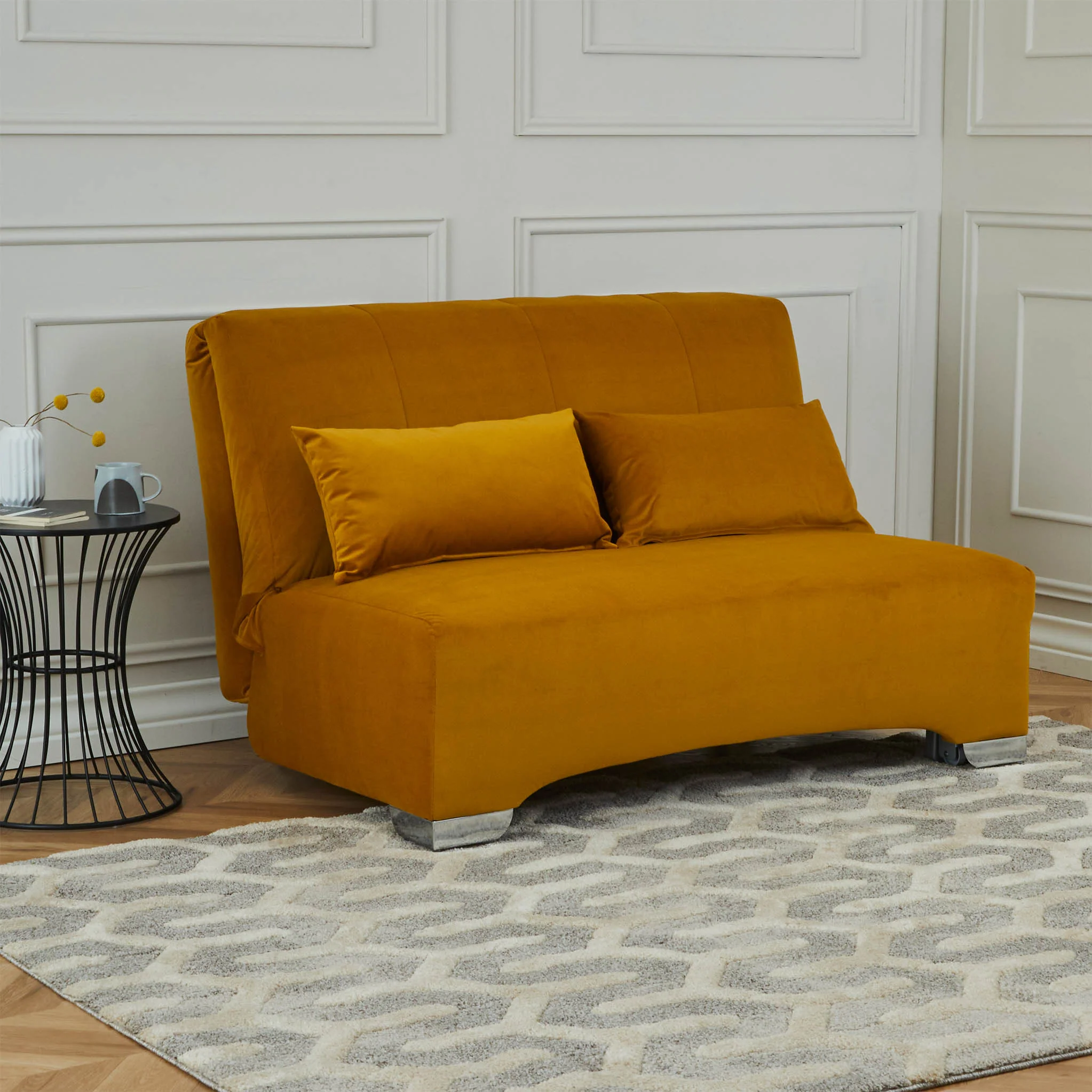 Cortez Velvet Sofa Bed - Image 16
