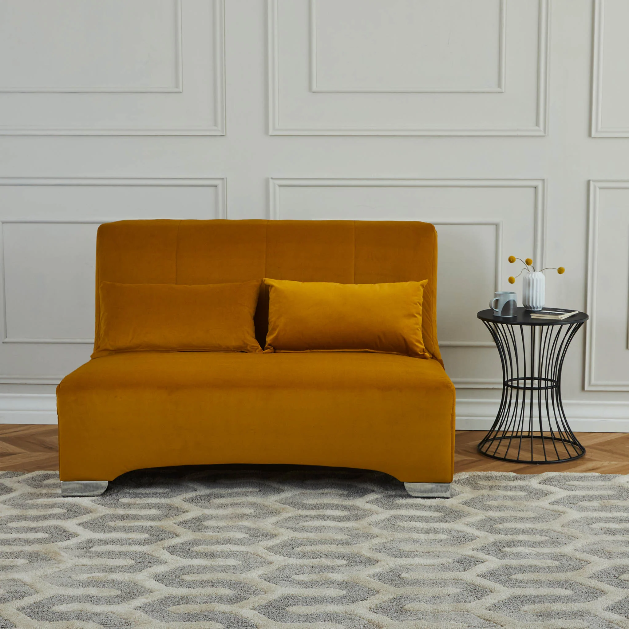 Cortez Velvet Sofa Bed - Image 19