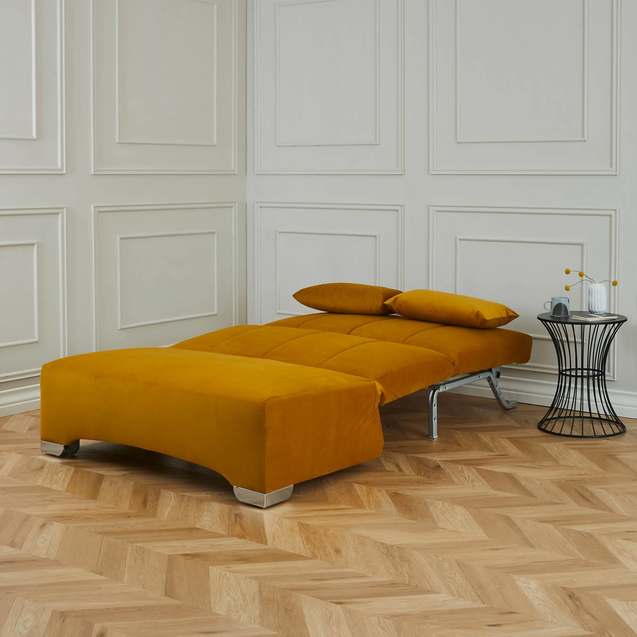 Cortez Velvet Sofa Bed - Image 20