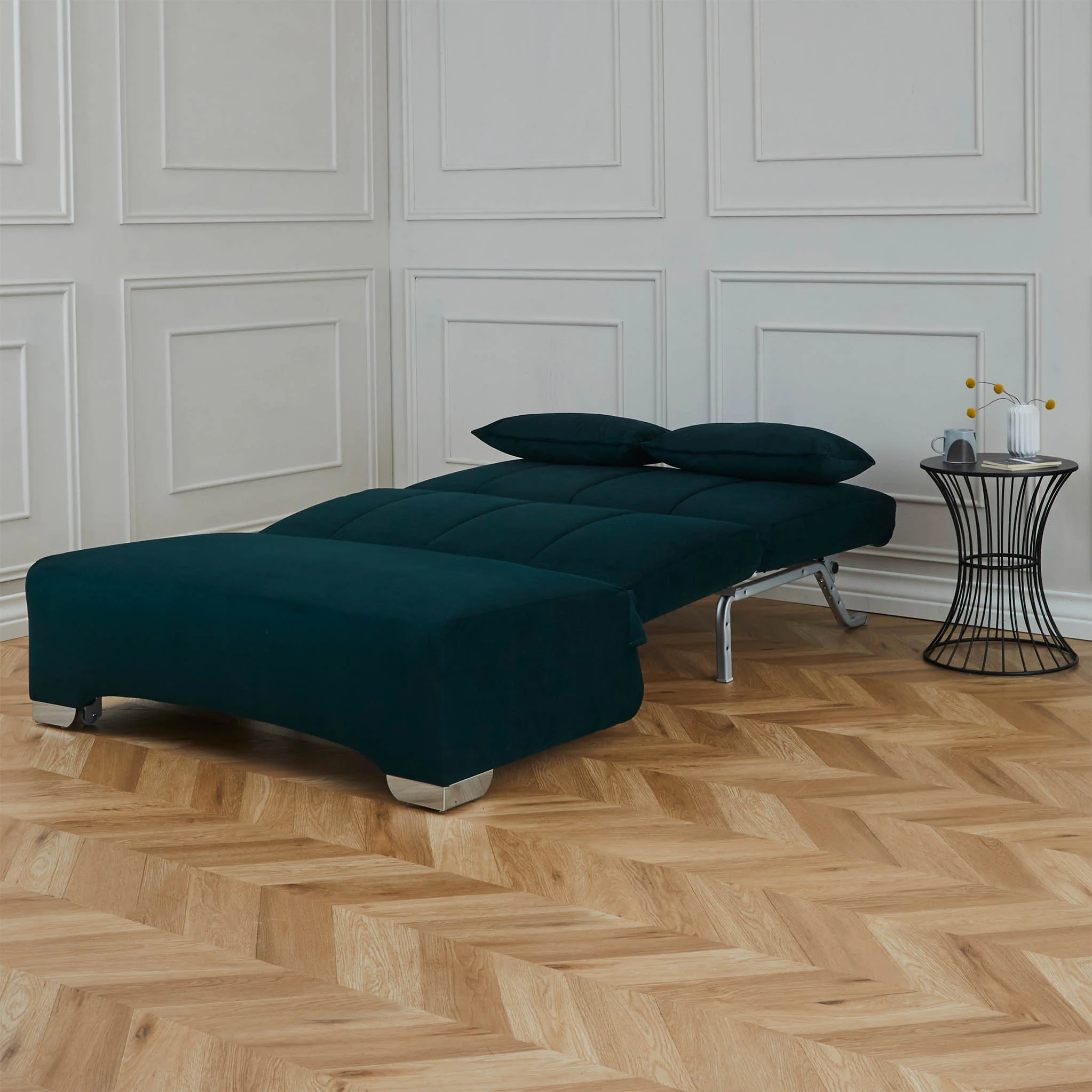 Cortez Velvet Sofa Bed - Image 5