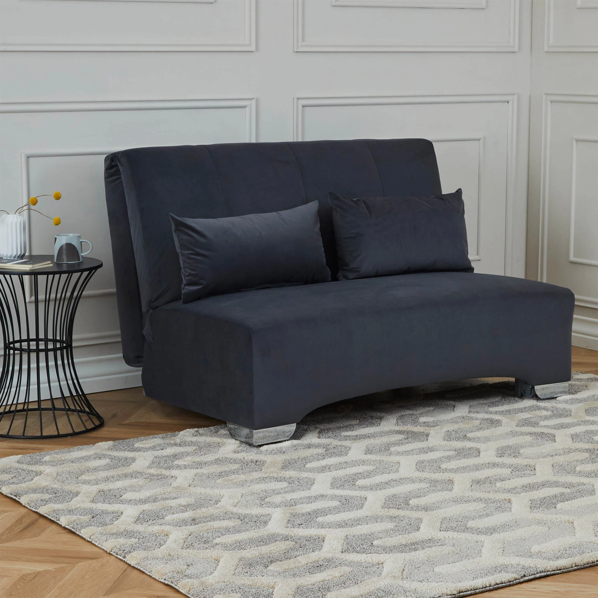 Cortez Velvet Sofa Bed - Image 6