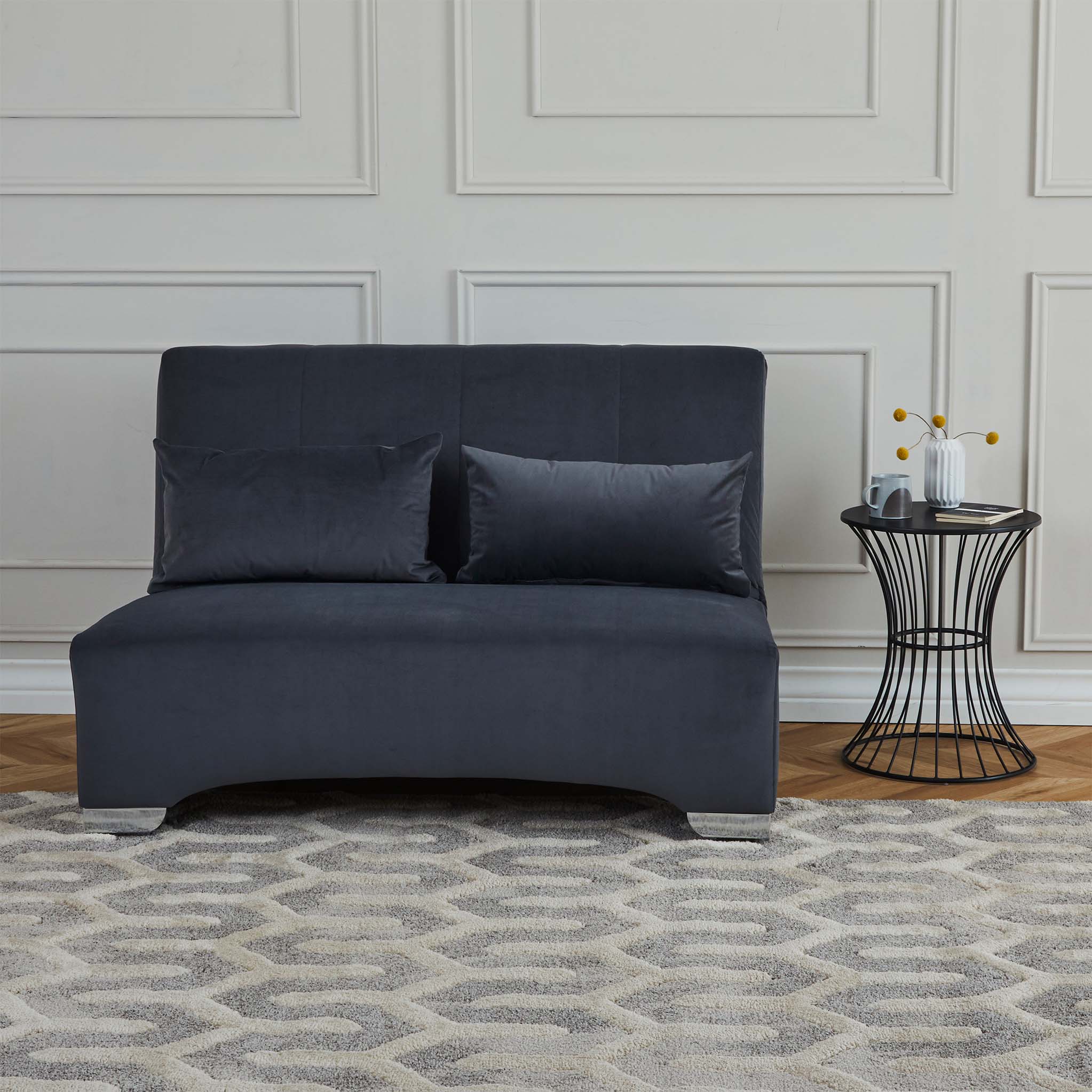 Cortez Velvet Sofa Bed - Image 8