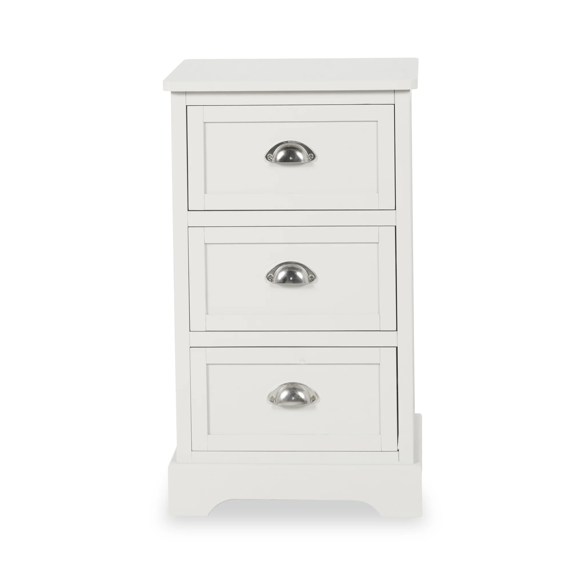 Croft Pine 3 Drawer Bedside Table - Image 11