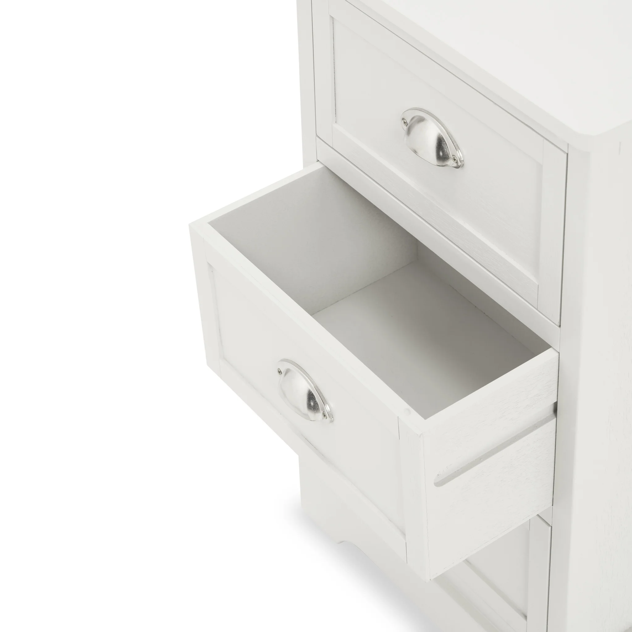 Croft Pine 3 Drawer Bedside Table - Image 13