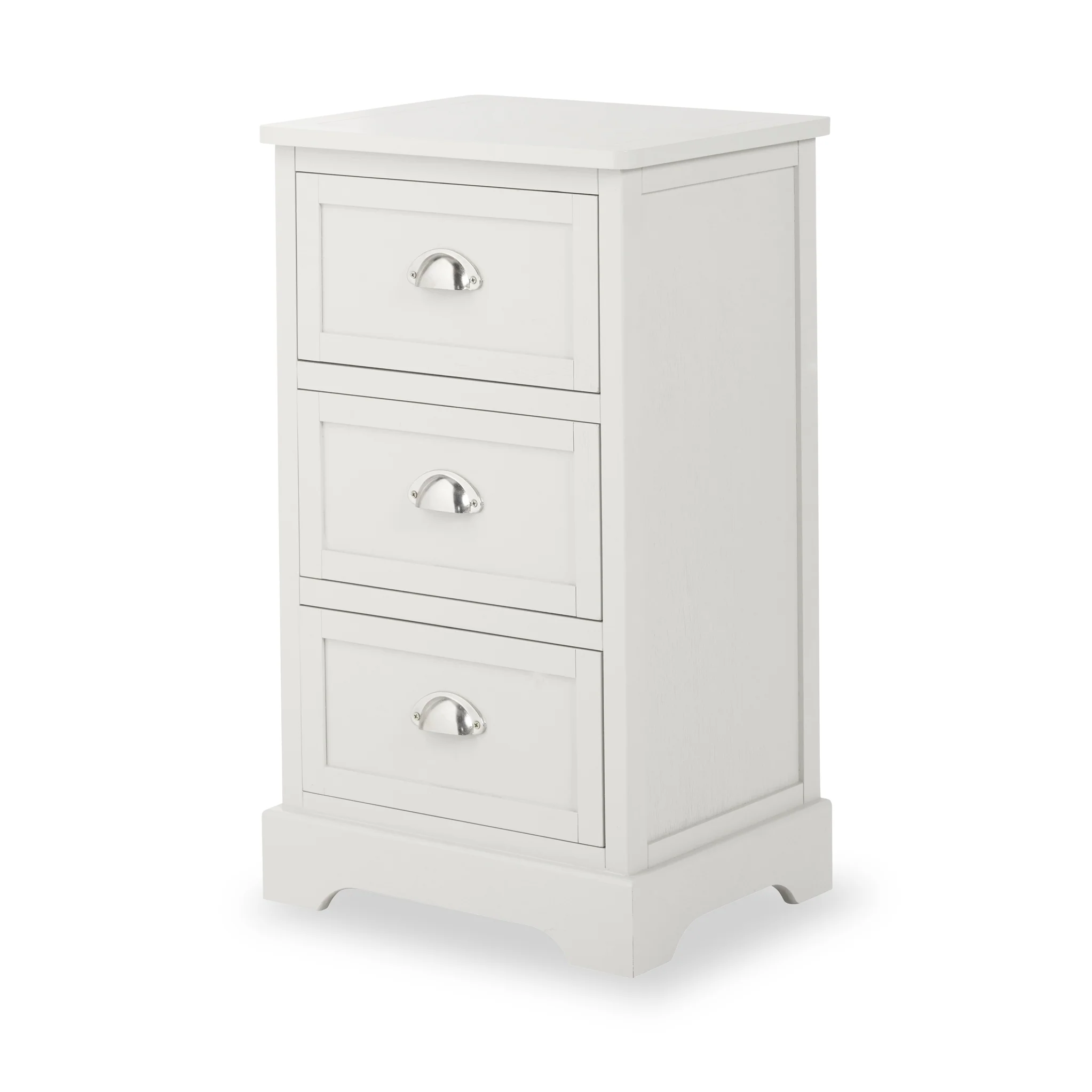 Croft Pine 3 Drawer Bedside Table - Image 16